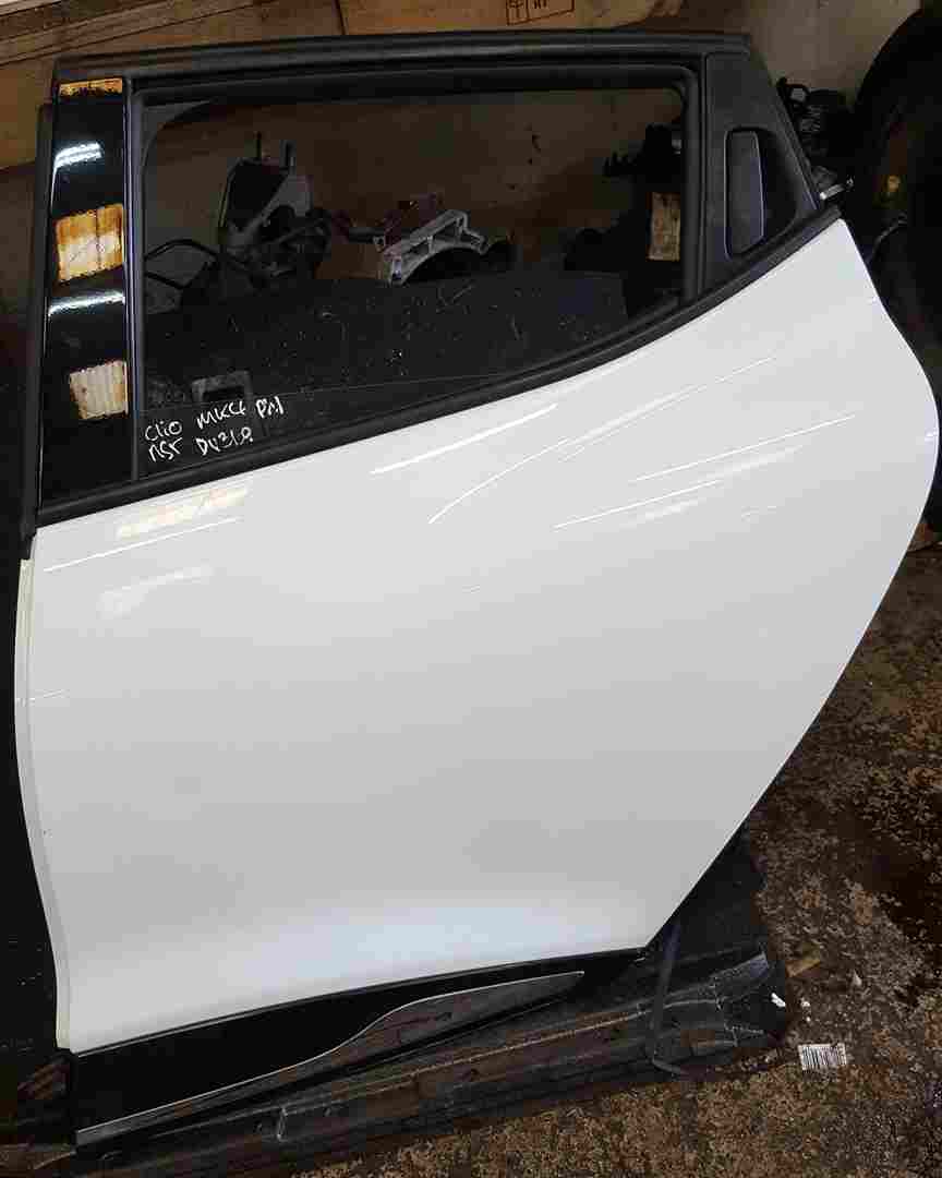 Thumb 4 Renault Clio MK4 2013-2019 Passenger NSR Rear Door White Ov369 Dent