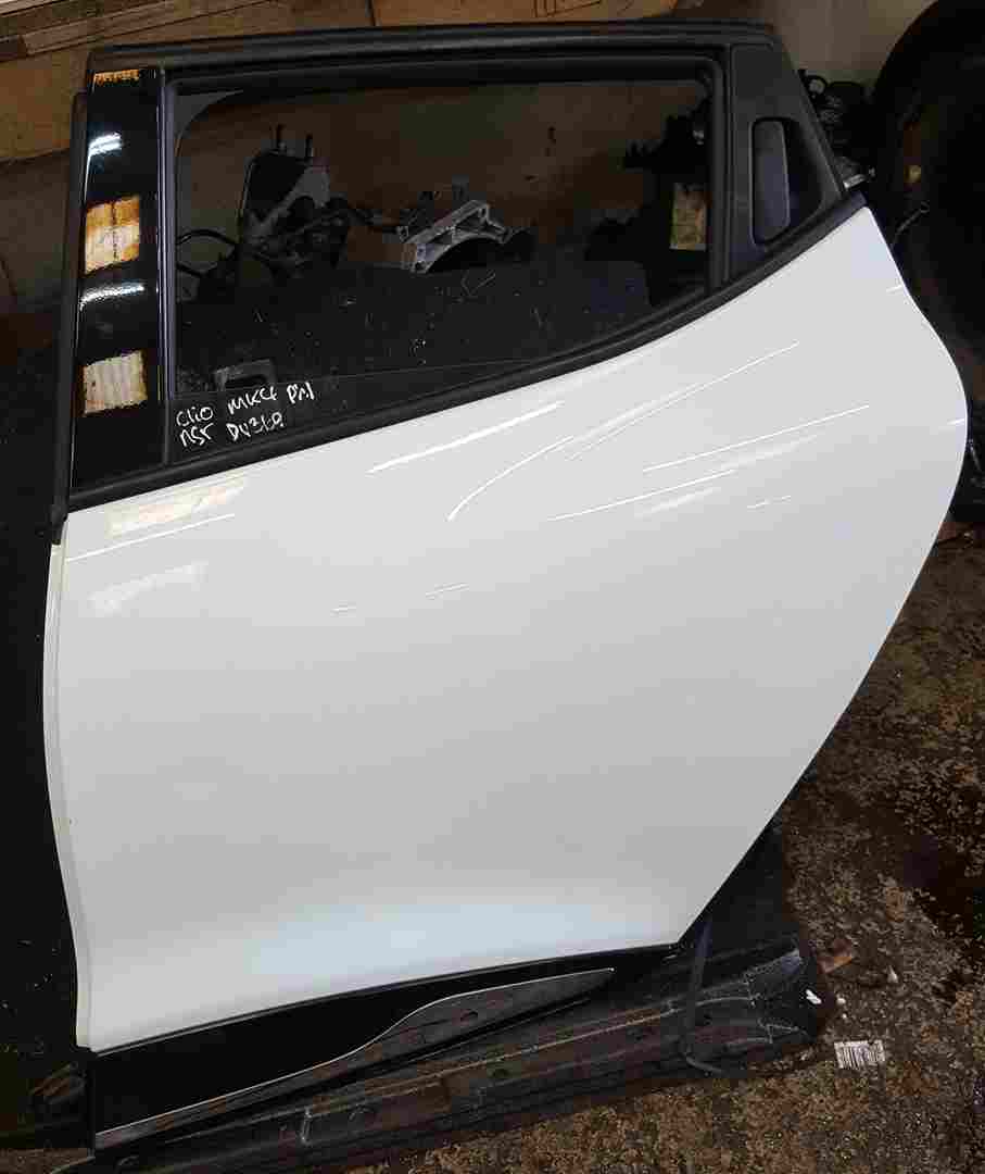 Renault Clio MK4 2013-2019 Passenger NSR Rear Door White Ov369 Dent