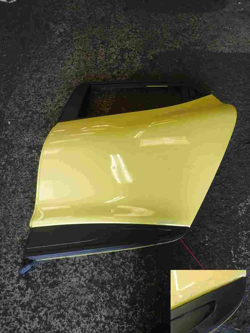 Renault Clio MK4 2013-2019 Passenger NSR Rear Door Yellow OVENW