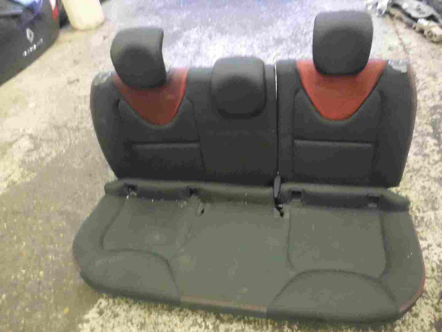 Renault Clio MK4 2013-2019 Rear Bench Seats Chairs Red