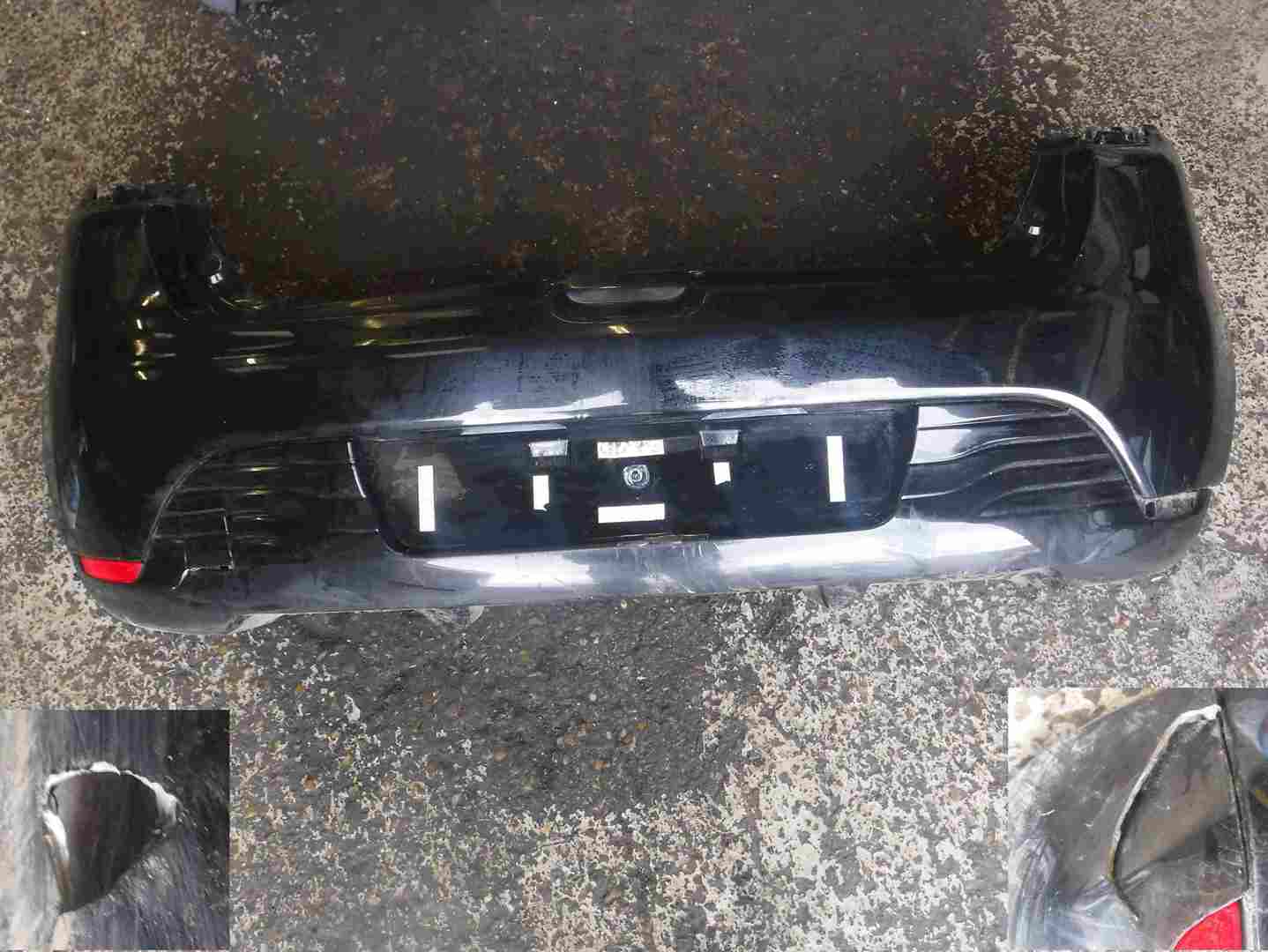 Renault Clio MK4 2013-2019 Rear Bumper Black 676 CHEAP