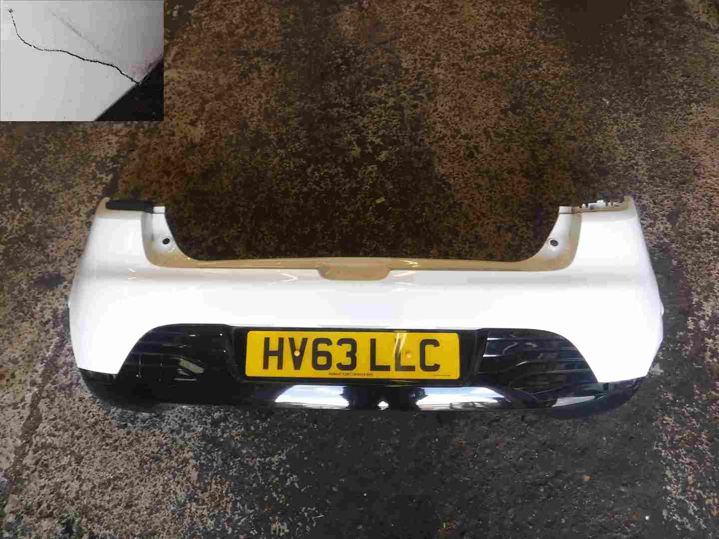 Renault Clio MK4 2013-2019 Rear Bumper White OV369