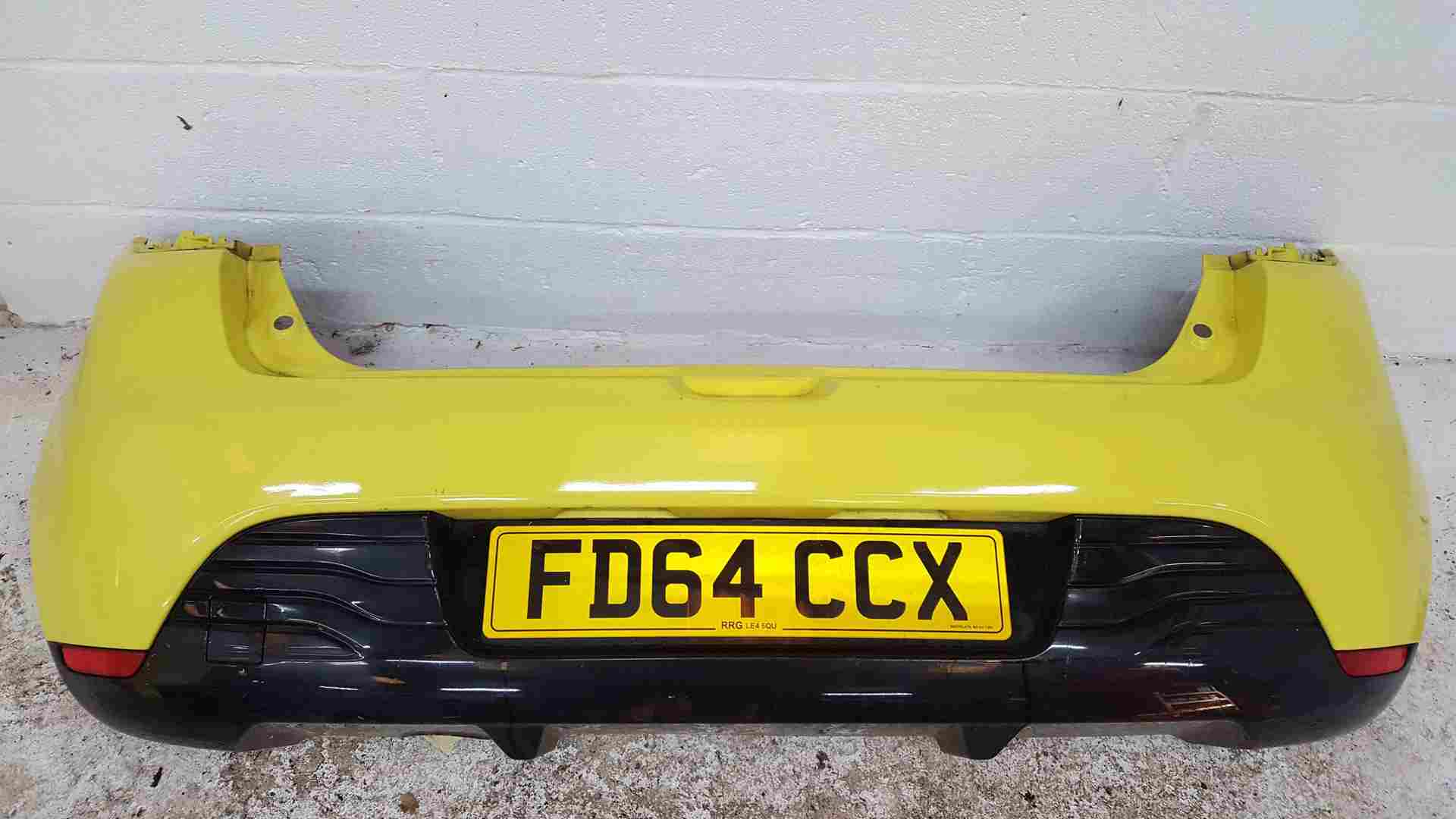 Renault Clio MK4 2013-2019 Rear Bumper Yellow OVENW