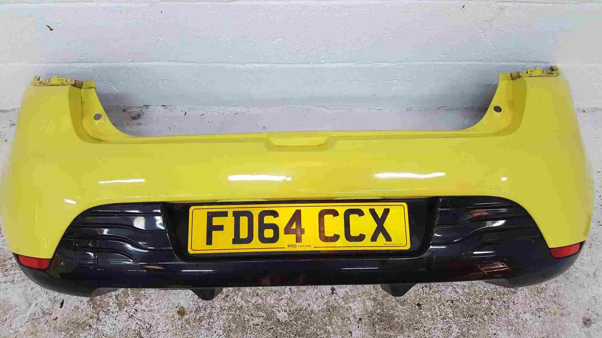 Thumb 3 Renault Clio MK4 2013-2019 Rear Bumper Yellow OVENW