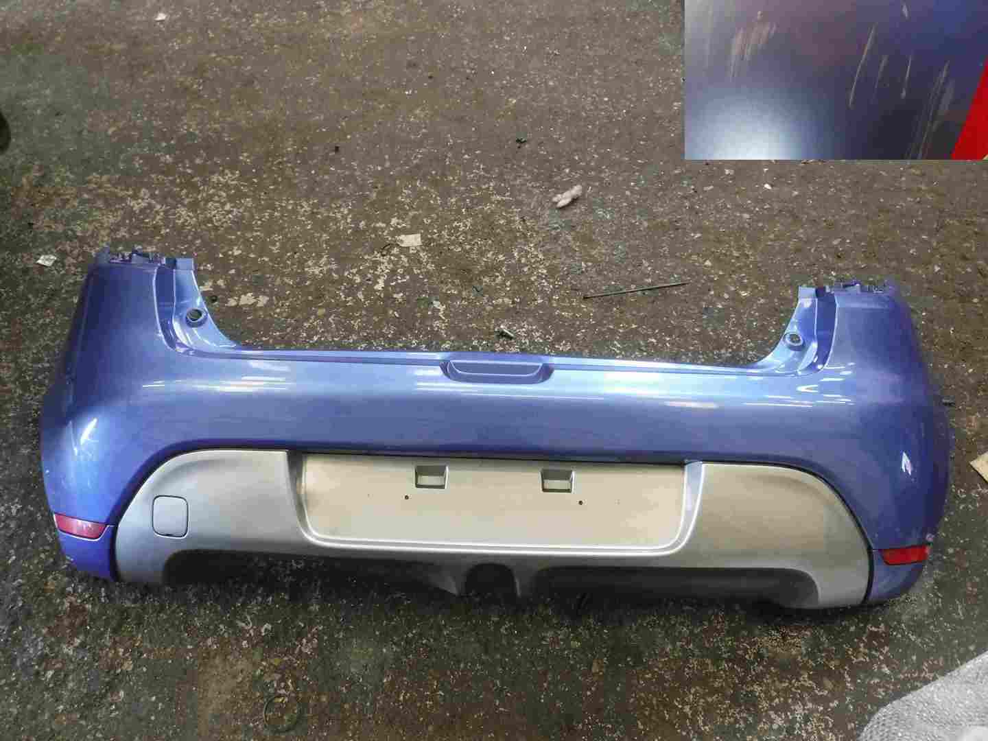 Renault Clio MK4 2013-2019 Sport GT Rear Bumper Blue TERNT