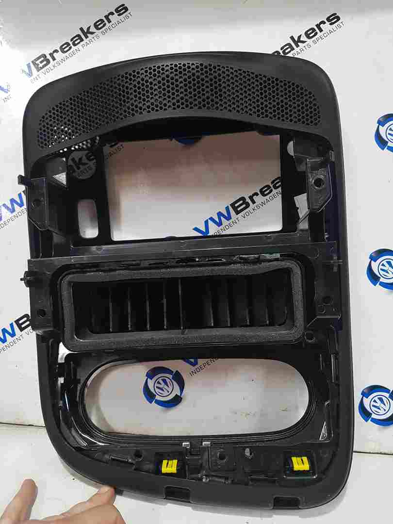 Thumb 8 Renault Clio MK4 2013-2016 Centre Dashboard Heater Display Surround Chrome Black