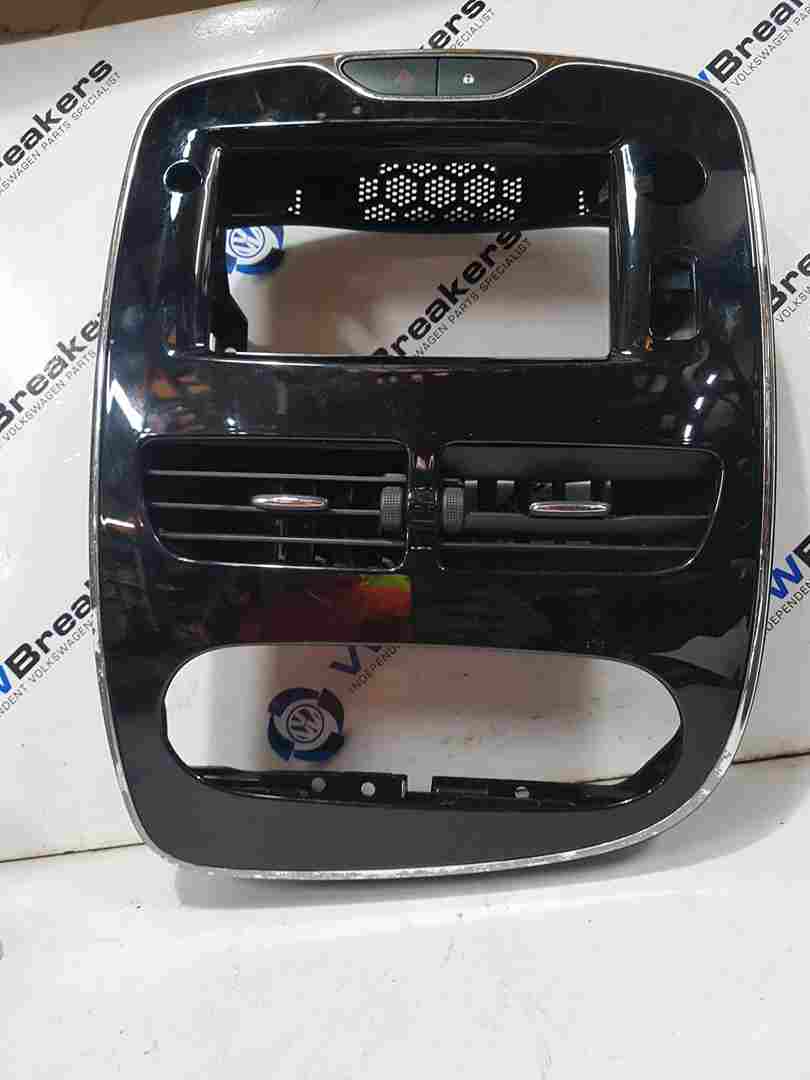 Thumb 9 Renault Clio MK4 2013-2016 Centre Dashboard Heater Display Surround Chrome Black