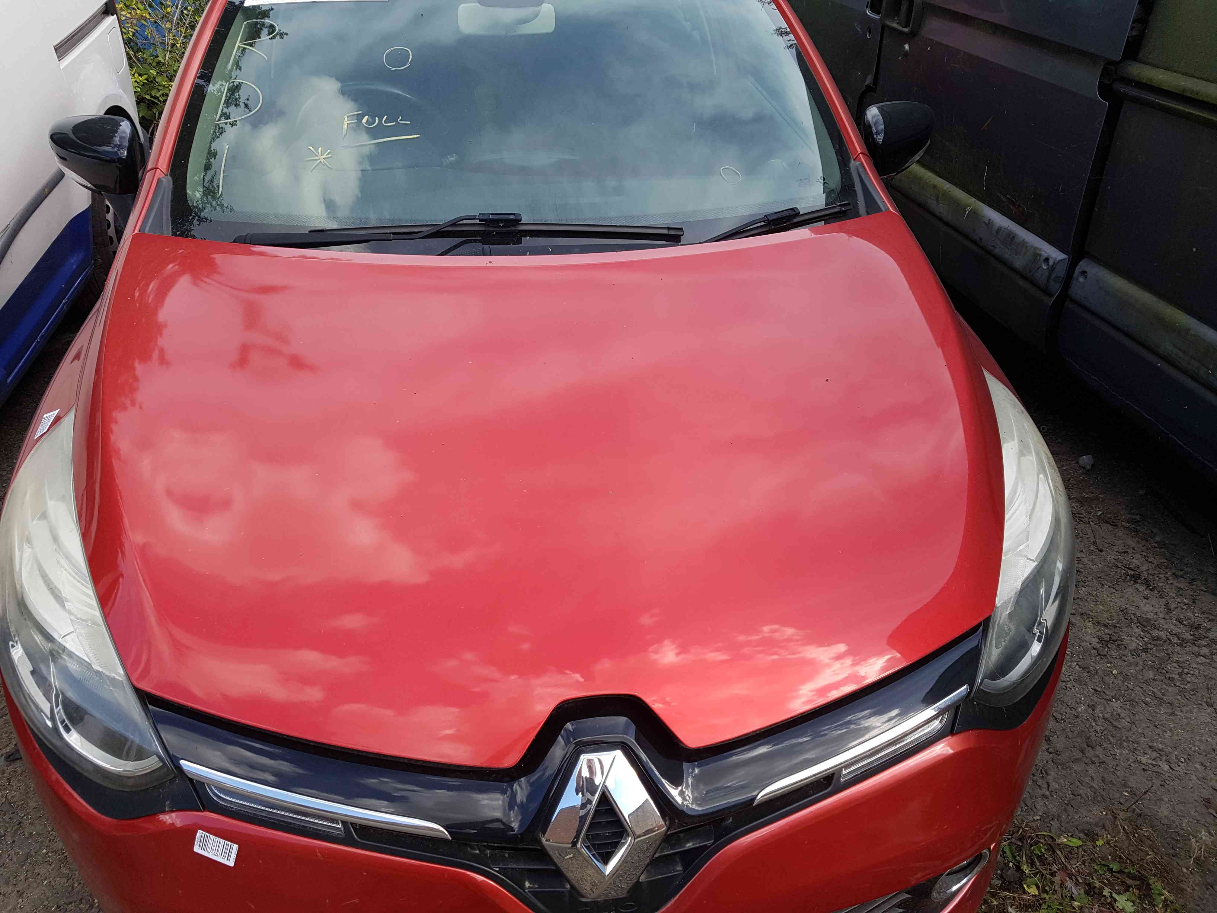Thumb 3 Renault Clio MK4 2013-2016 Front Bonnet RED Tennp
