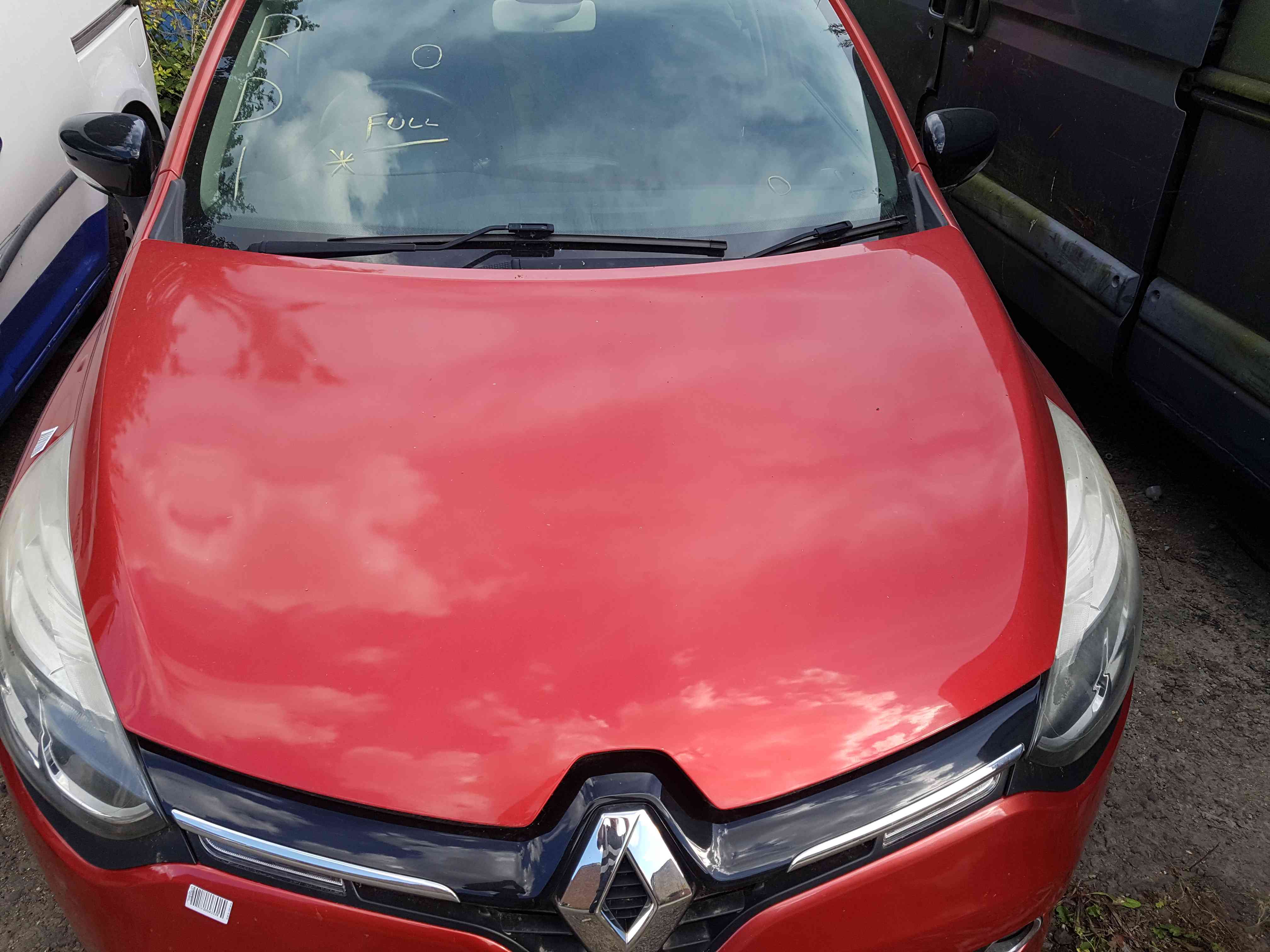 Thumb 4 Renault Clio MK4 2013-2016 Front Bonnet RED Tennp