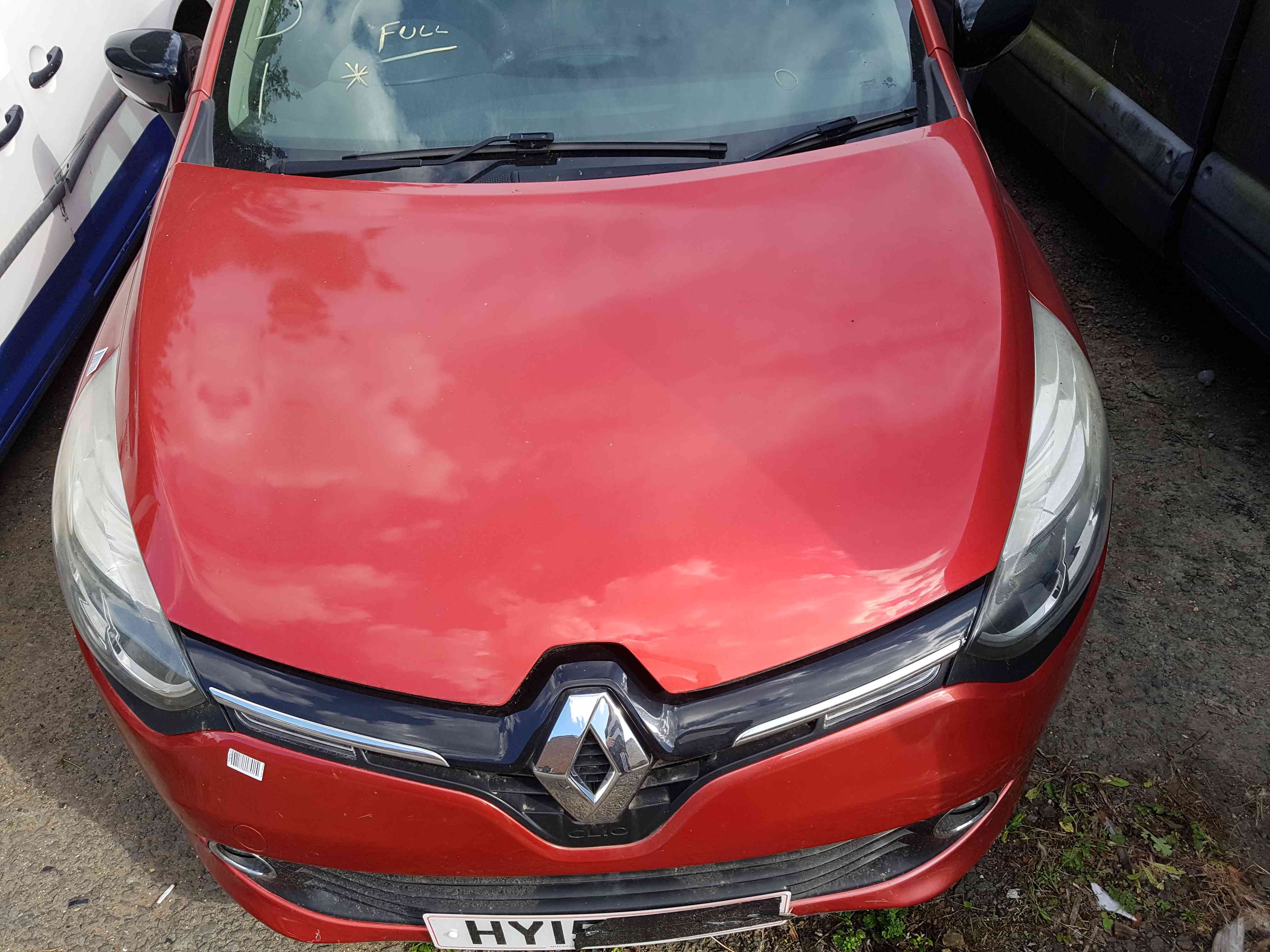 Thumb 8 Renault Clio MK4 2013-2016 Front Bonnet RED Tennp