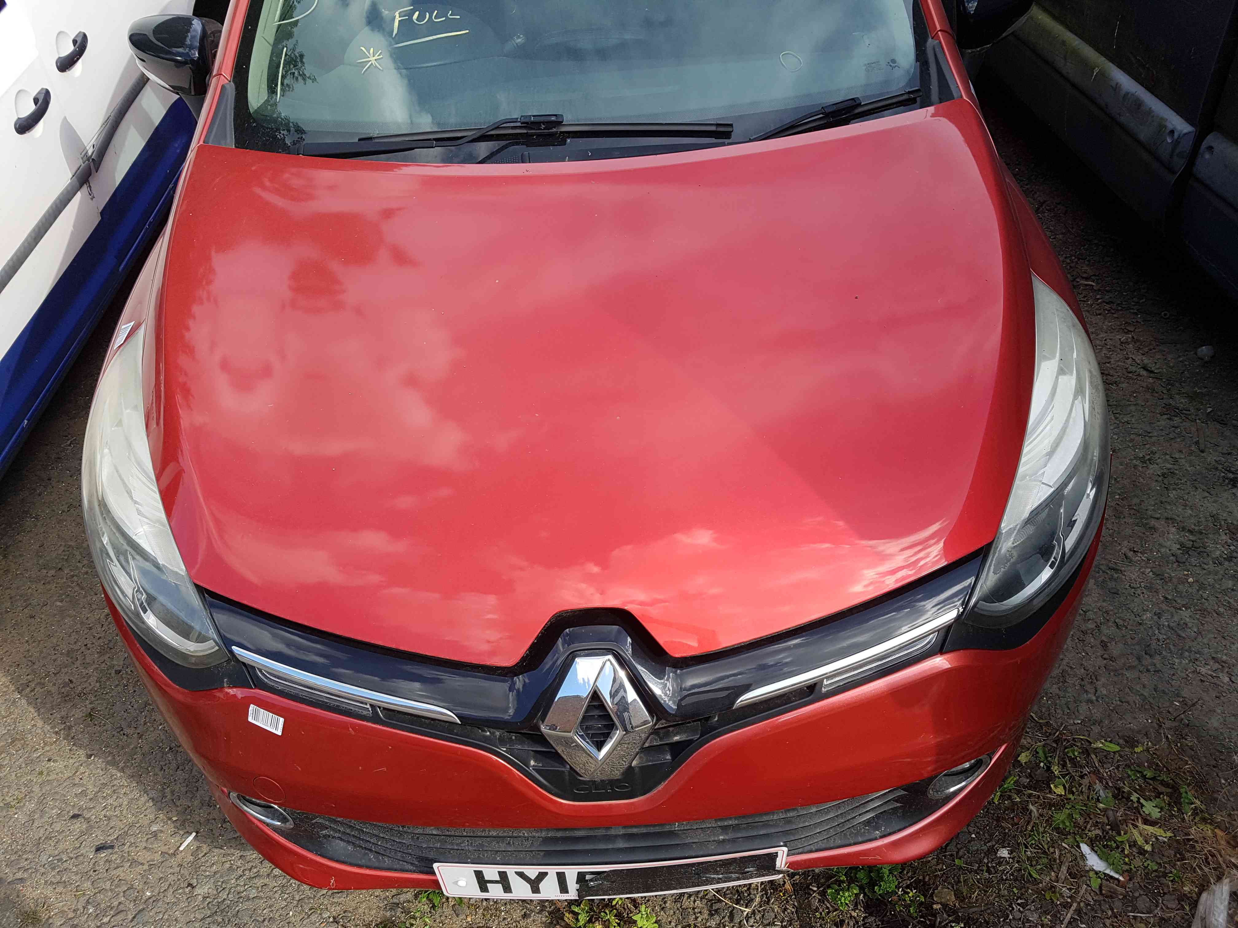 Thumb 9 Renault Clio MK4 2013-2016 Front Bonnet RED Tennp