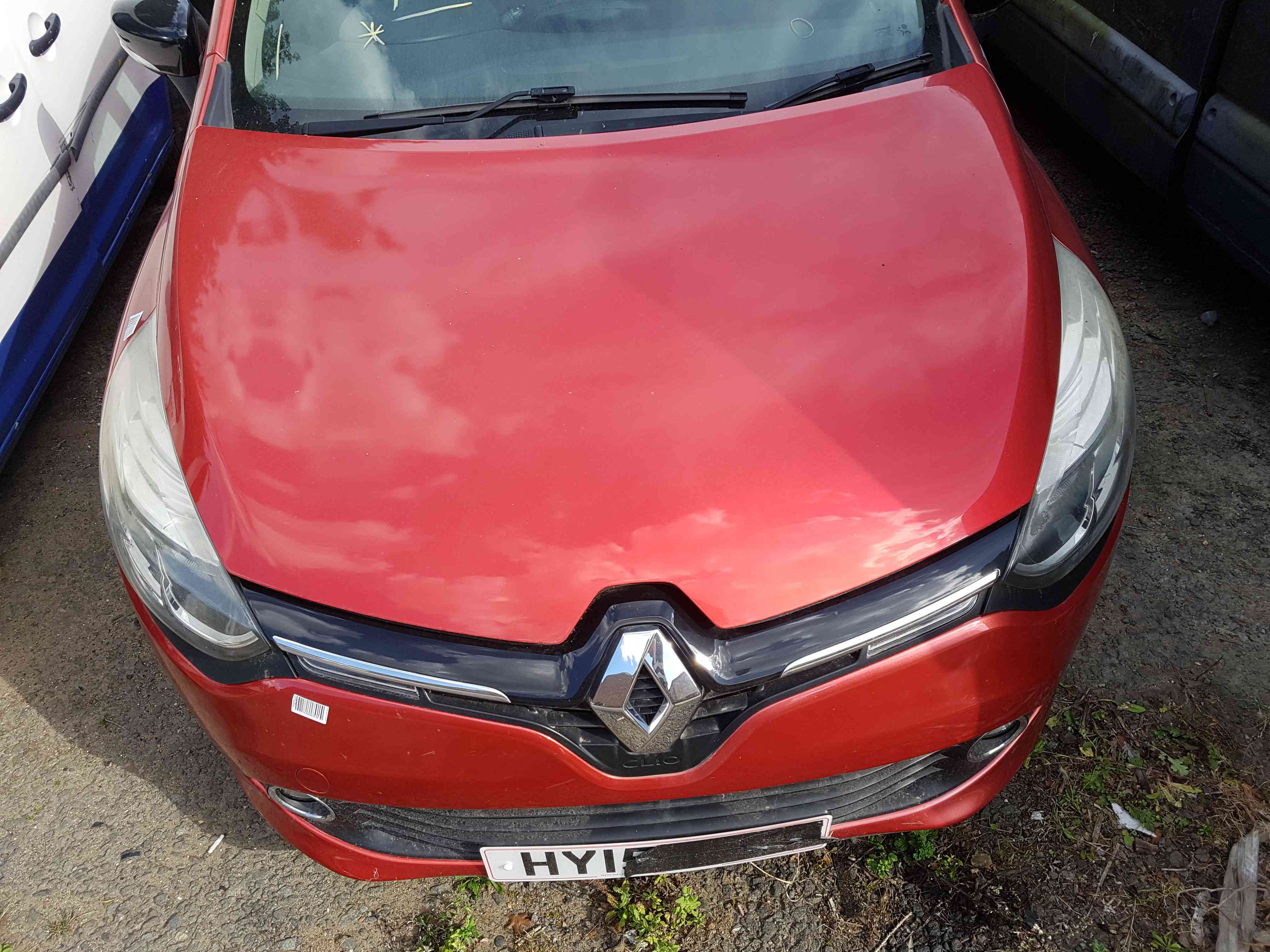 Thumb 10 Renault Clio MK4 2013-2016 Front Bonnet RED Tennp