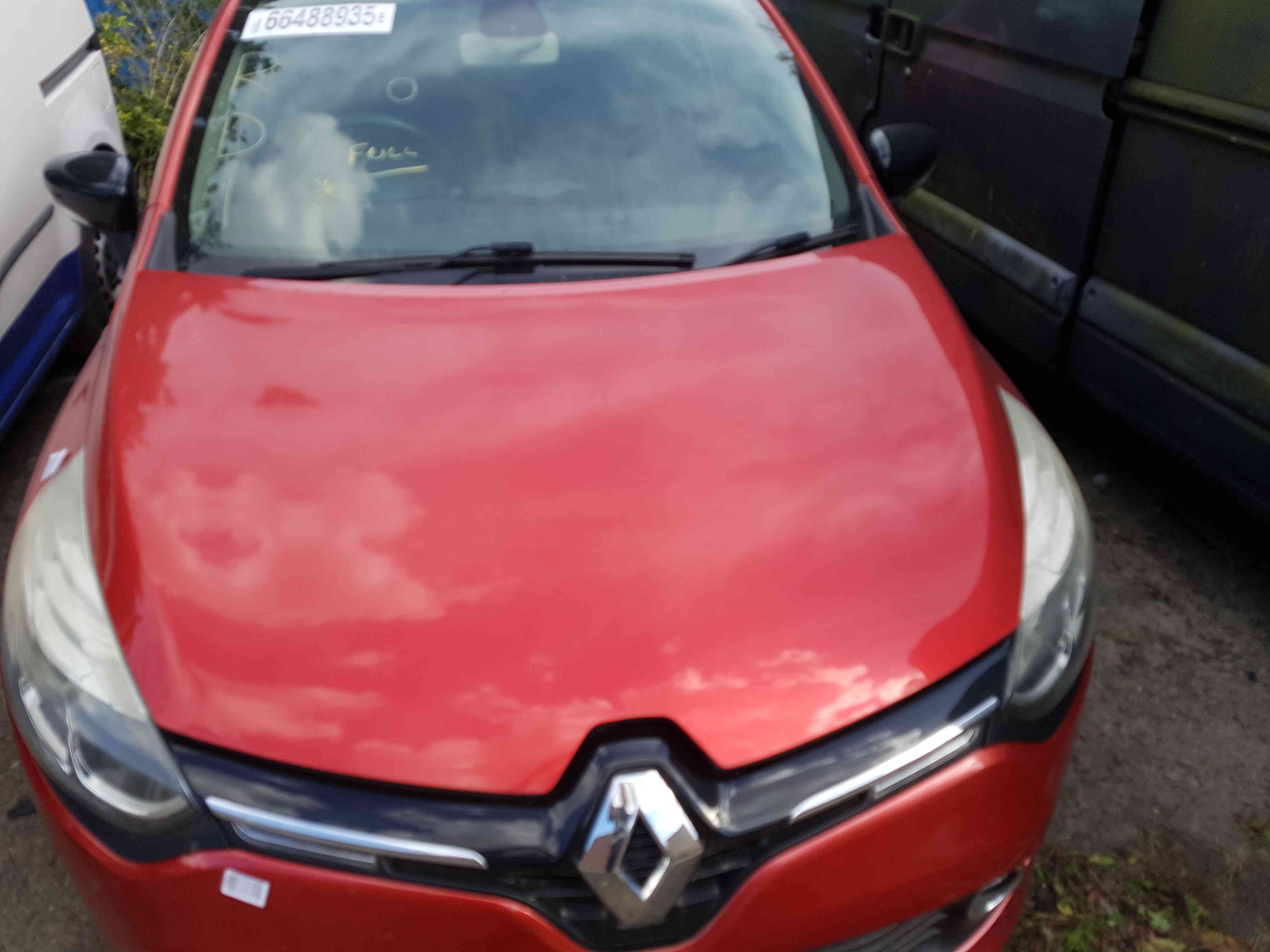 Renault Clio MK4 2013-2016 Front Bonnet RED Tennp