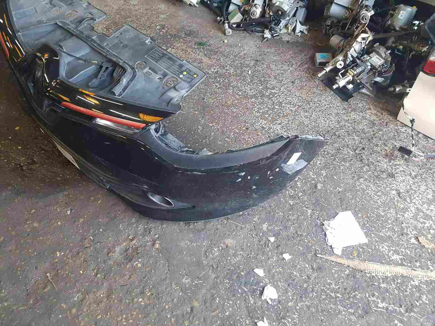 Thumb 2 Renault Clio MK4 2013-2016 Front Bumper Black Tegne