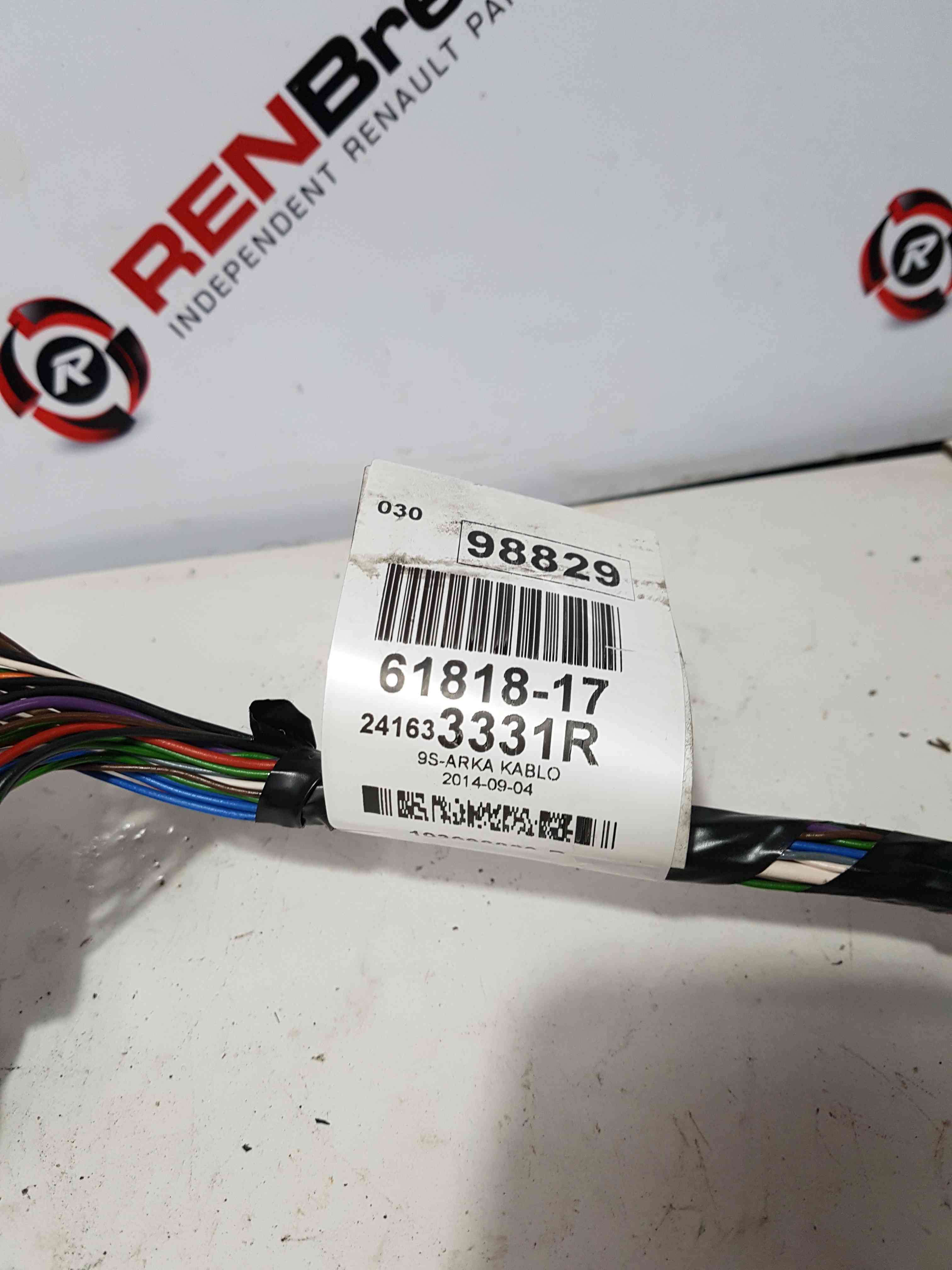 Thumb 4 Renault Clio MK4 2013-2016 Front To Back Passenger NSF Loom Plug Connector 5Dr