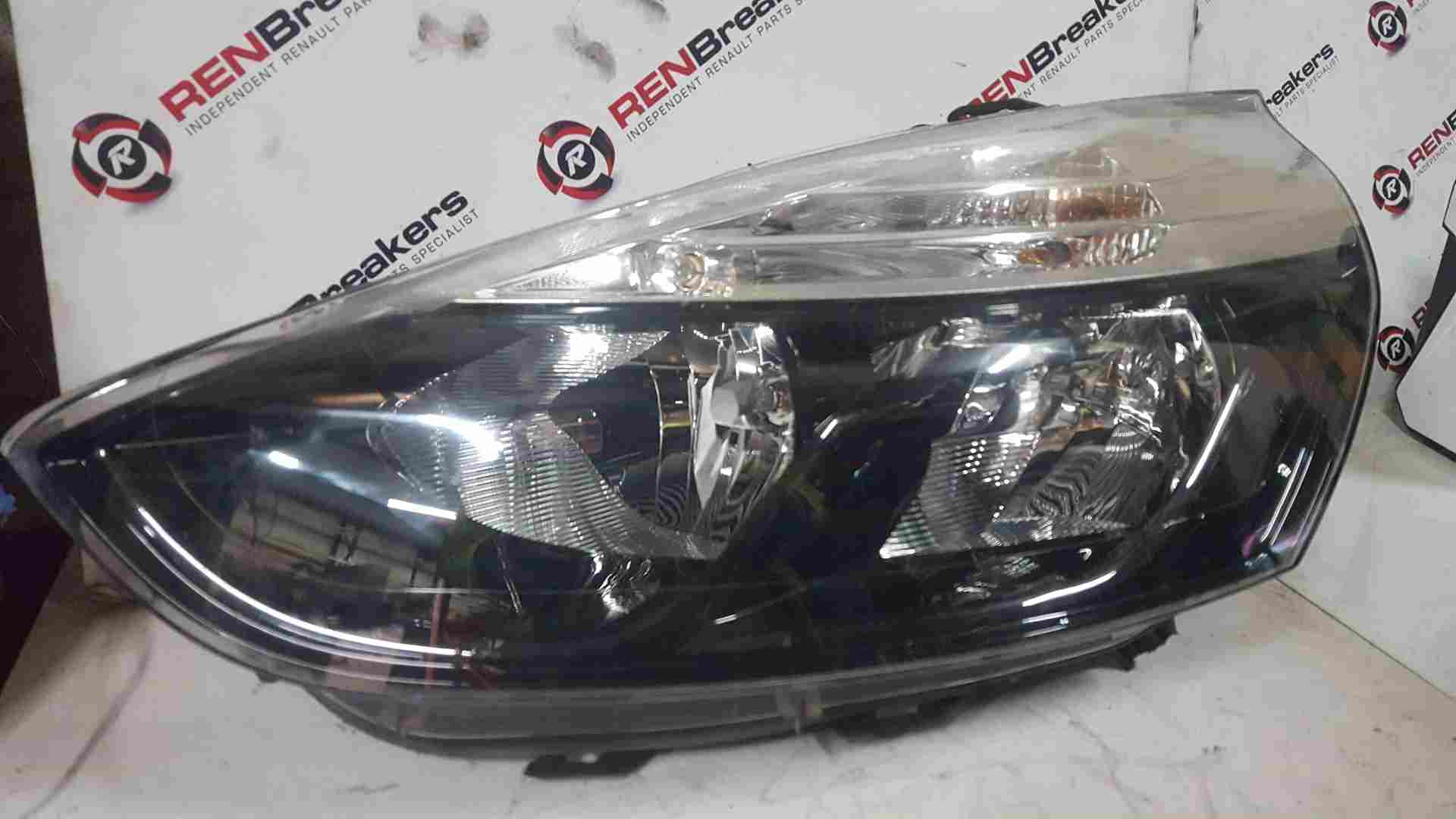 Thumb 2 Renault Clio MK4 2013-2016 Passenger NSF Front Headlight Spares Black   Chrome