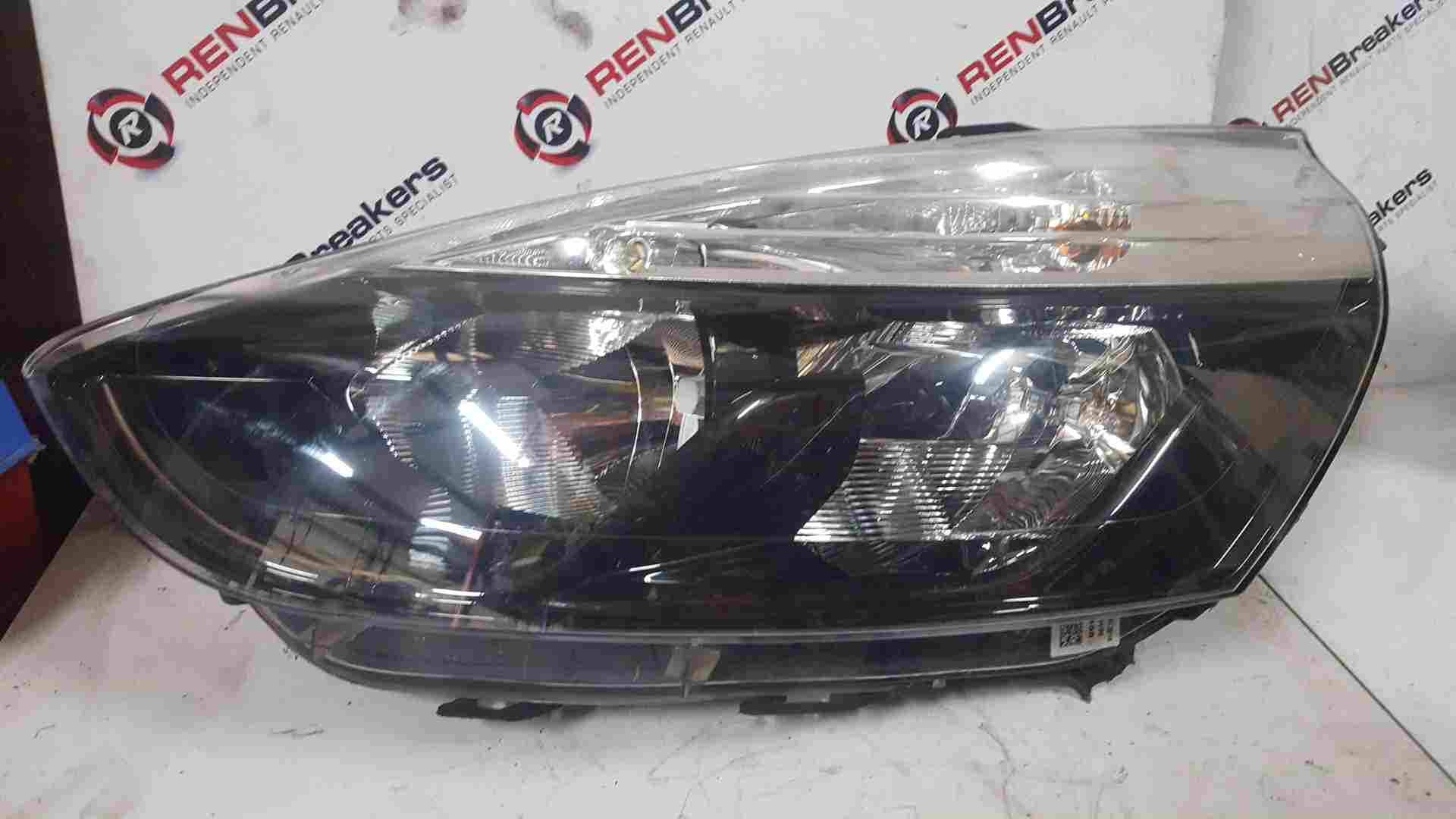Thumb 8 Renault Clio MK4 2013-2016 Passenger NSF Front Headlight Spares Black   Chrome