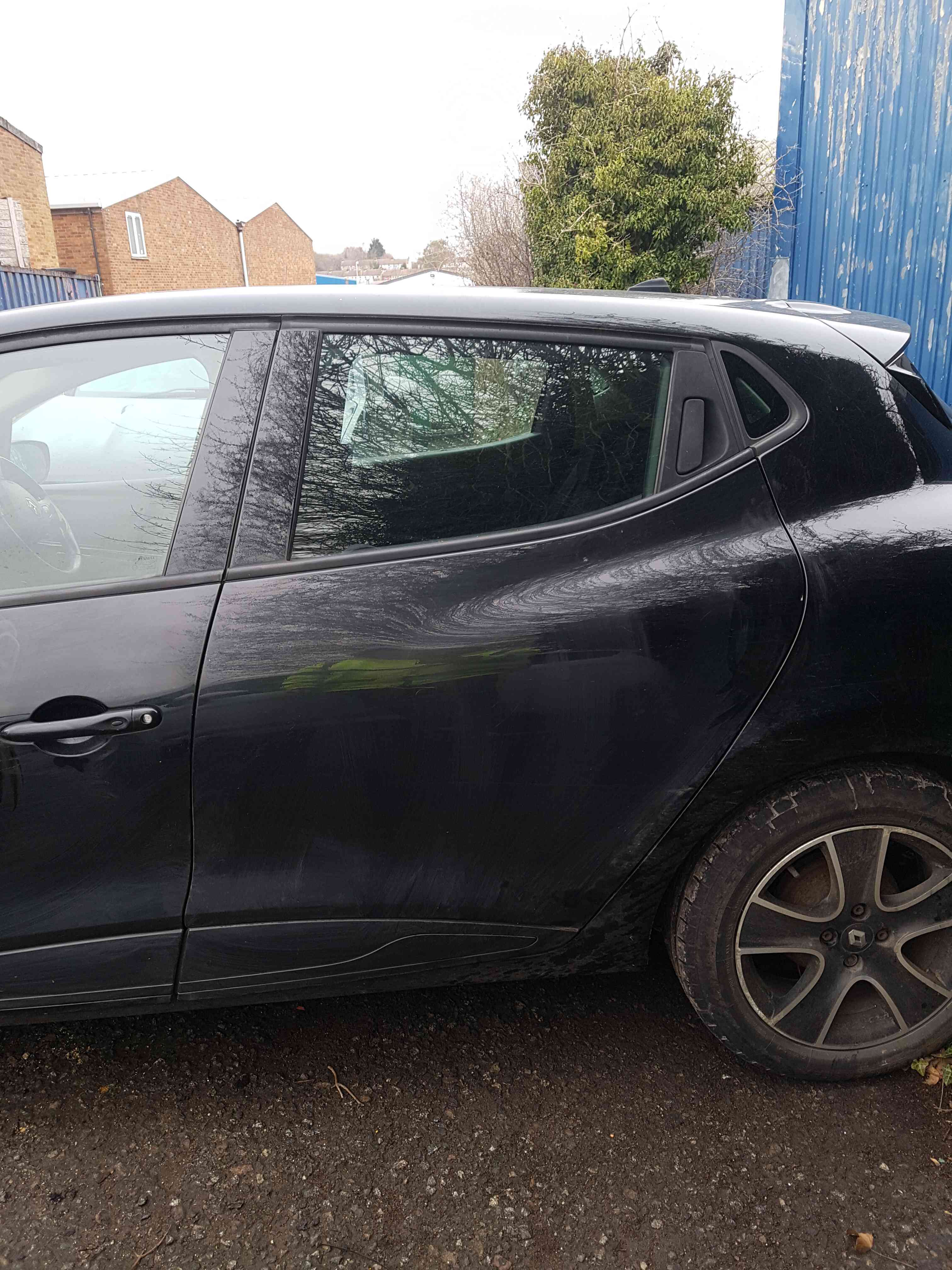 Thumb 5 Renault Clio MK4 2013-2016 Passenger NSR Rear Door Black Tegne Dent