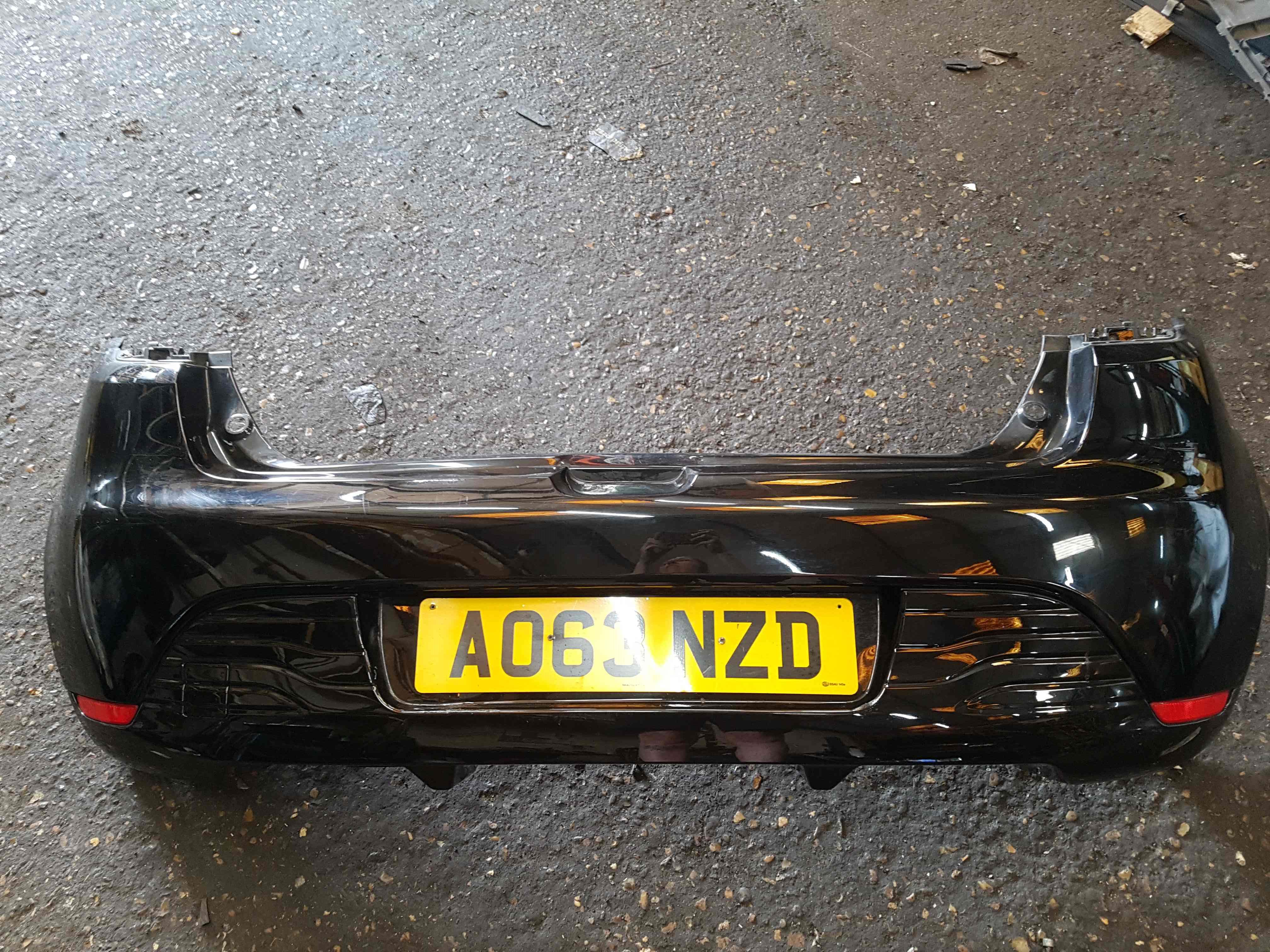 Thumb 12 Renault Clio MK4 2013-2016 Rear Bumper Black Tegne DAMAGE