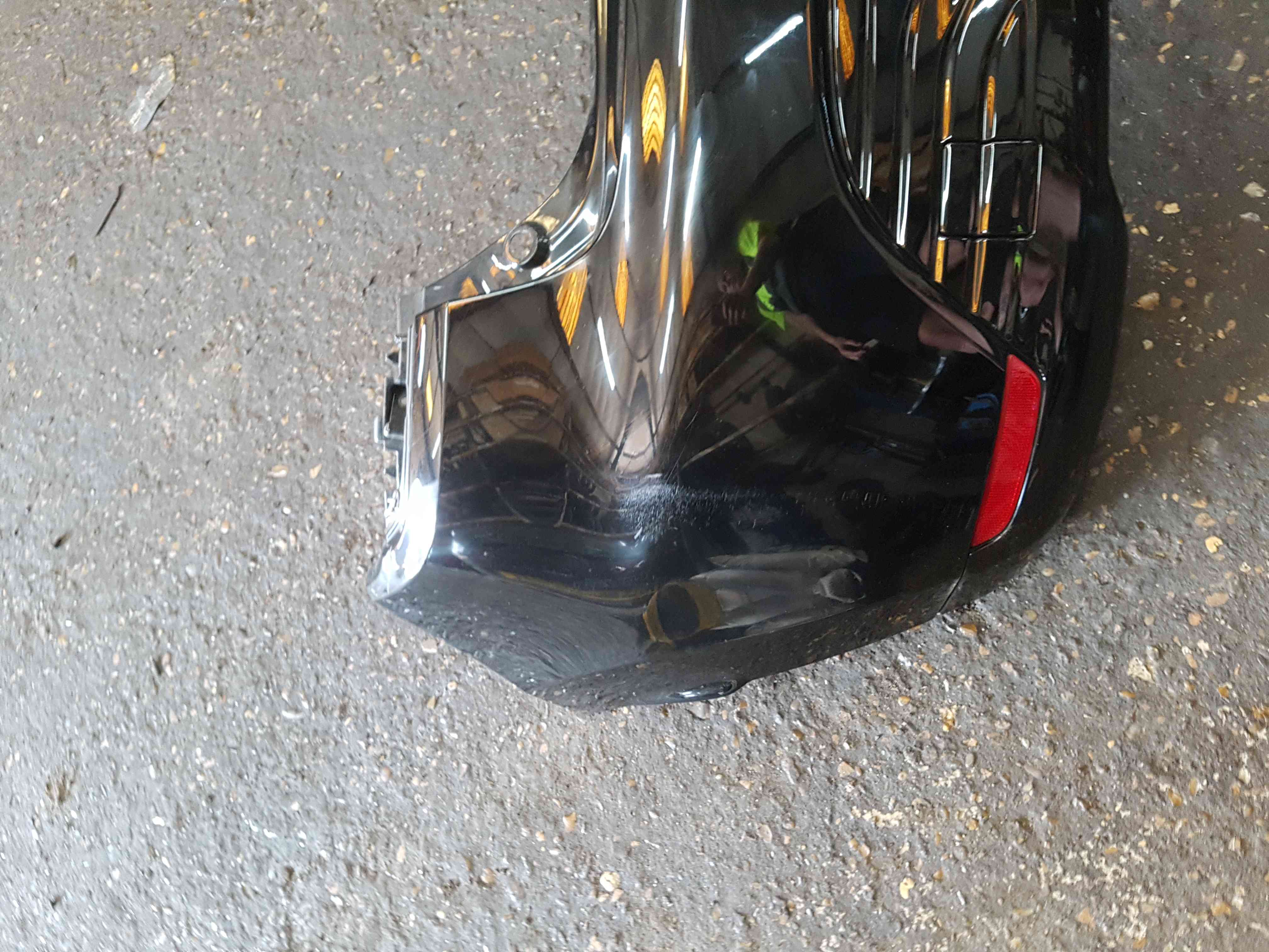 Thumb 8 Renault Clio MK4 2013-2016 Rear Bumper Black Tegne DAMAGE