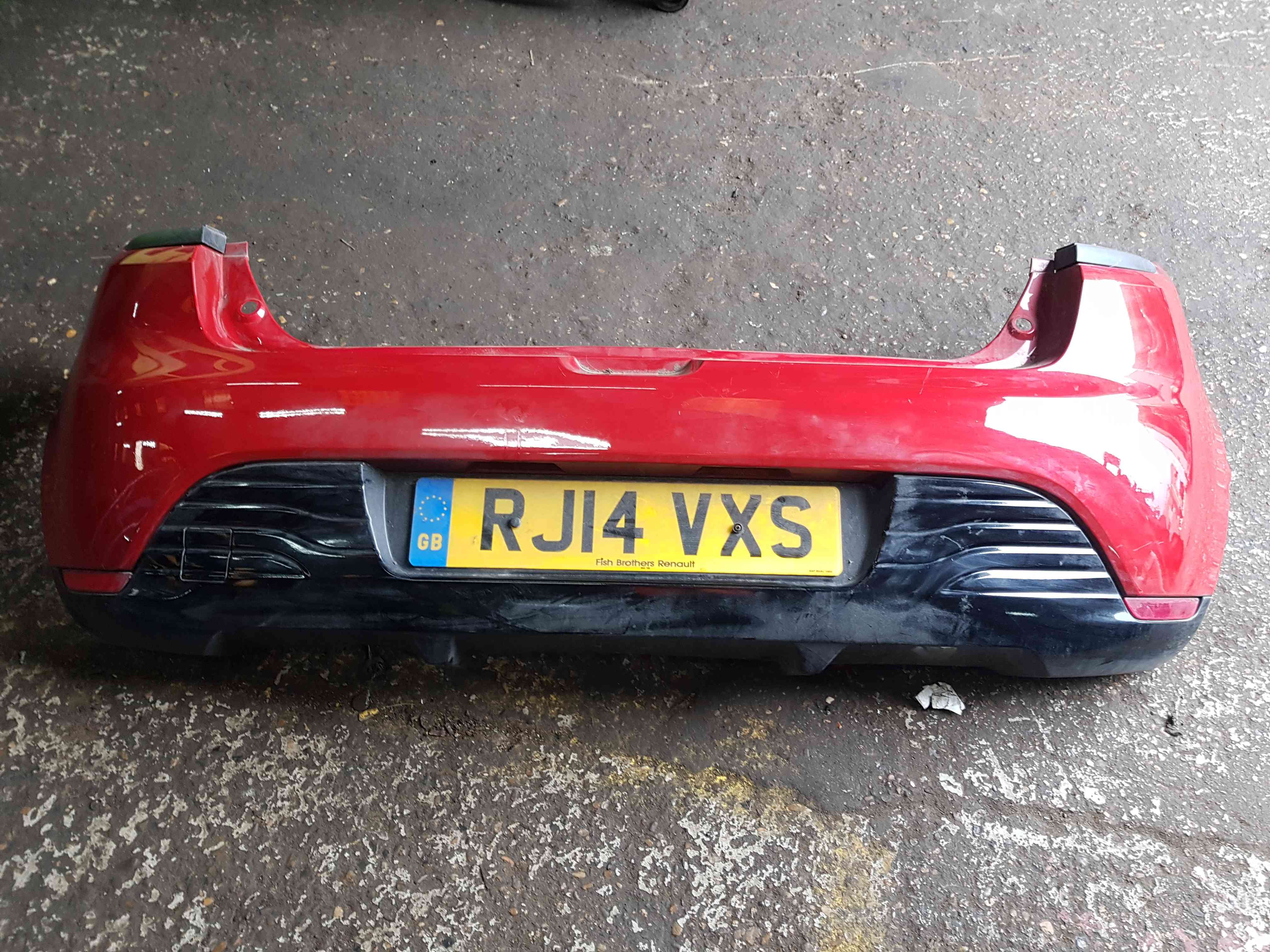 Thumb 11 Renault Clio MK4 2013-2016 Rear Bumper RED Tennp