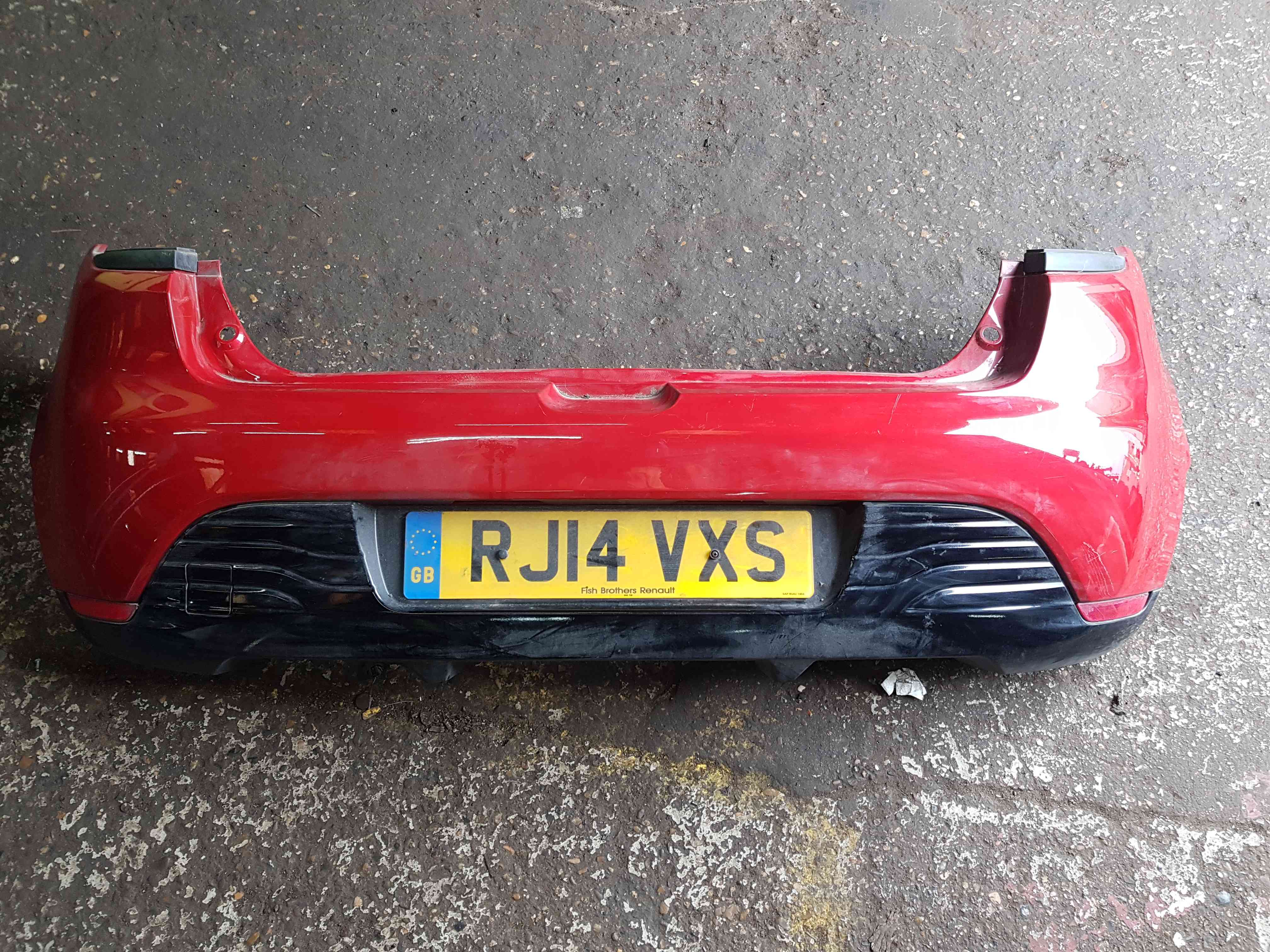 Thumb 3 Renault Clio MK4 2013-2016 Rear Bumper RED Tennp