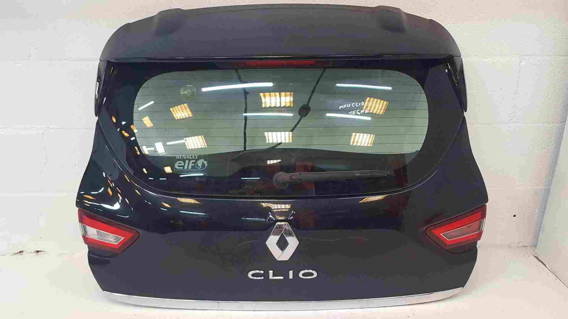 Renault Clio MK4 2013-2019 Rear Tailgate Boot Black Tegne Keyed