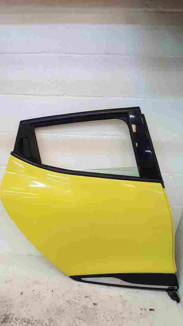 Thumb 2 Renault Clio MK4 2013-2019 Drivers OSR Rear Door Yellow Ovenw