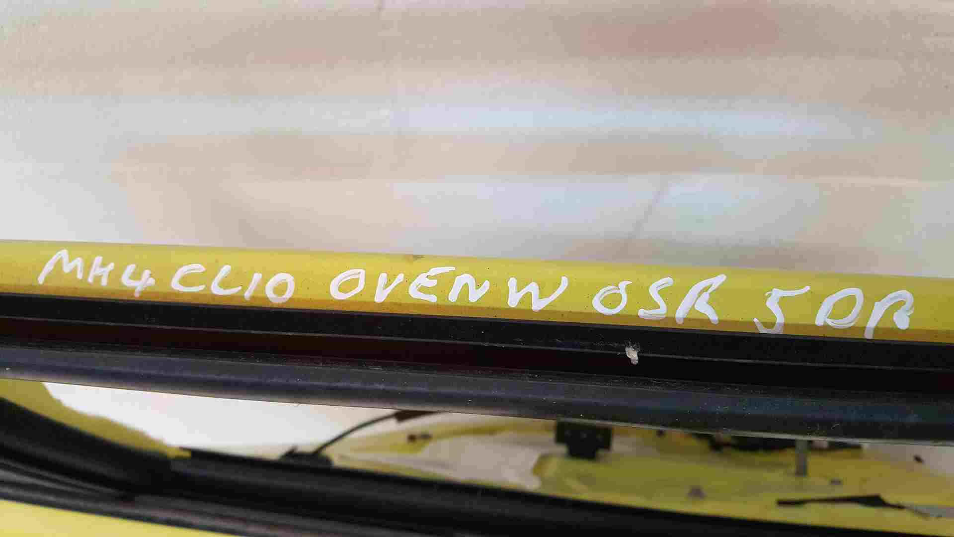 Thumb 5 Renault Clio MK4 2013-2019 Drivers OSR Rear Door Yellow Ovenw