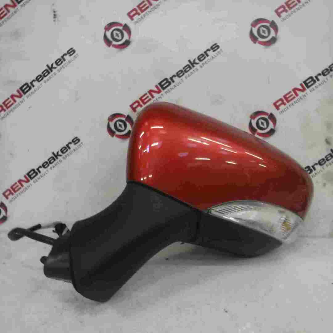 Renault Clio MK4 2013-2019 Passenger NS Wing Mirror Red TENNP