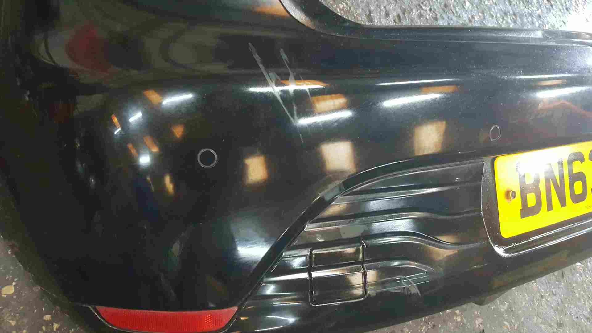 Thumb 2 Renault Clio MK4 2013-2019 Rear Bumper Black Tegne Reversing Sensors Some Damage