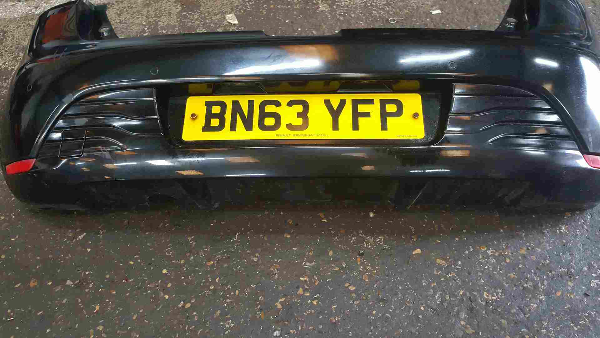 Thumb 5 Renault Clio MK4 2013-2019 Rear Bumper Black Tegne Reversing Sensors Some Damage