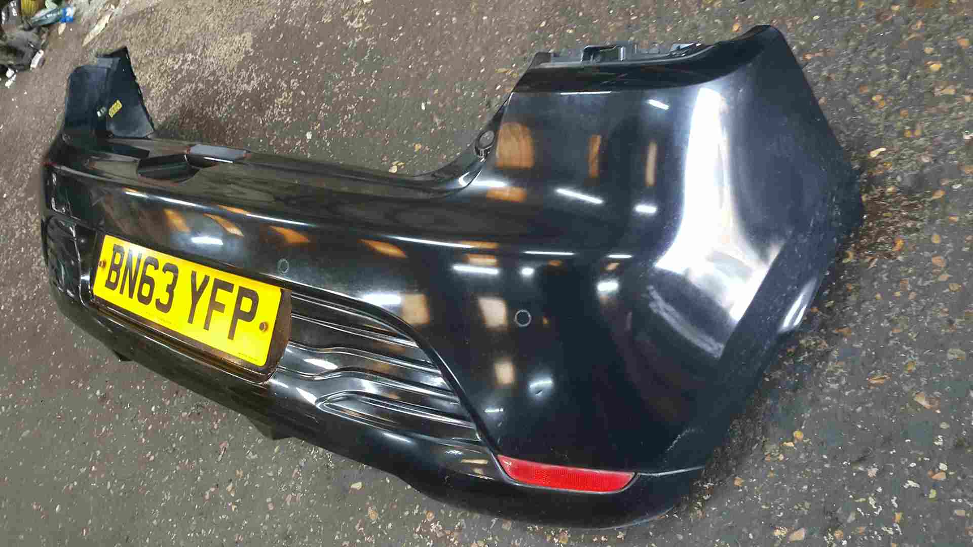 Thumb 6 Renault Clio MK4 2013-2019 Rear Bumper Black Tegne Reversing Sensors Some Damage