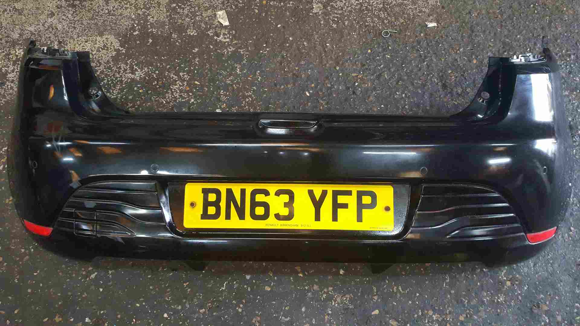 Thumb 9 Renault Clio MK4 2013-2019 Rear Bumper Black Tegne Reversing Sensors Some Damage