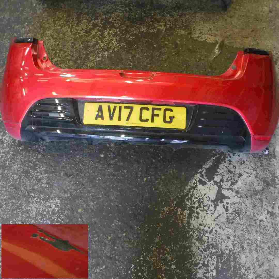 Renault Clio MK4 2013-2019 Rear Bumper Red TENNP