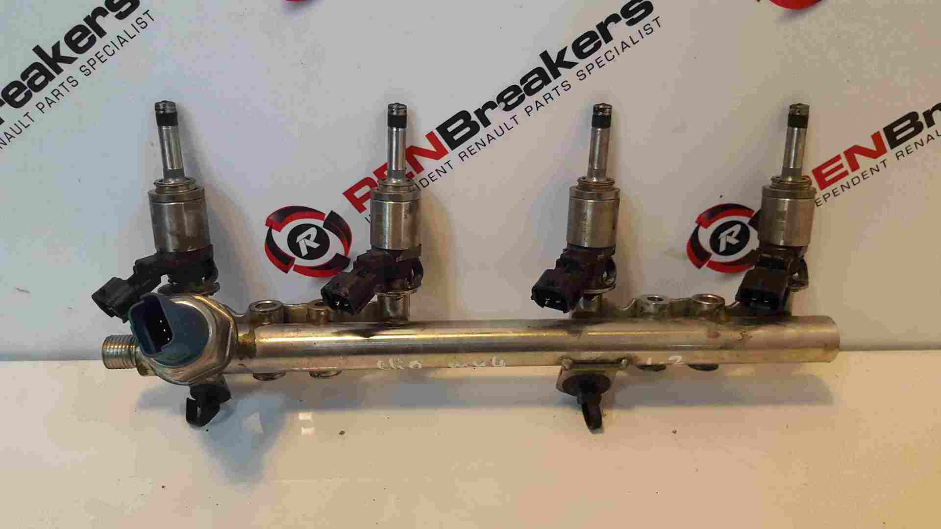 Renault Clio MK4 2013-2018 1.2 TCe Fuel Injectors X4 + Rail H5F 412 175226637R