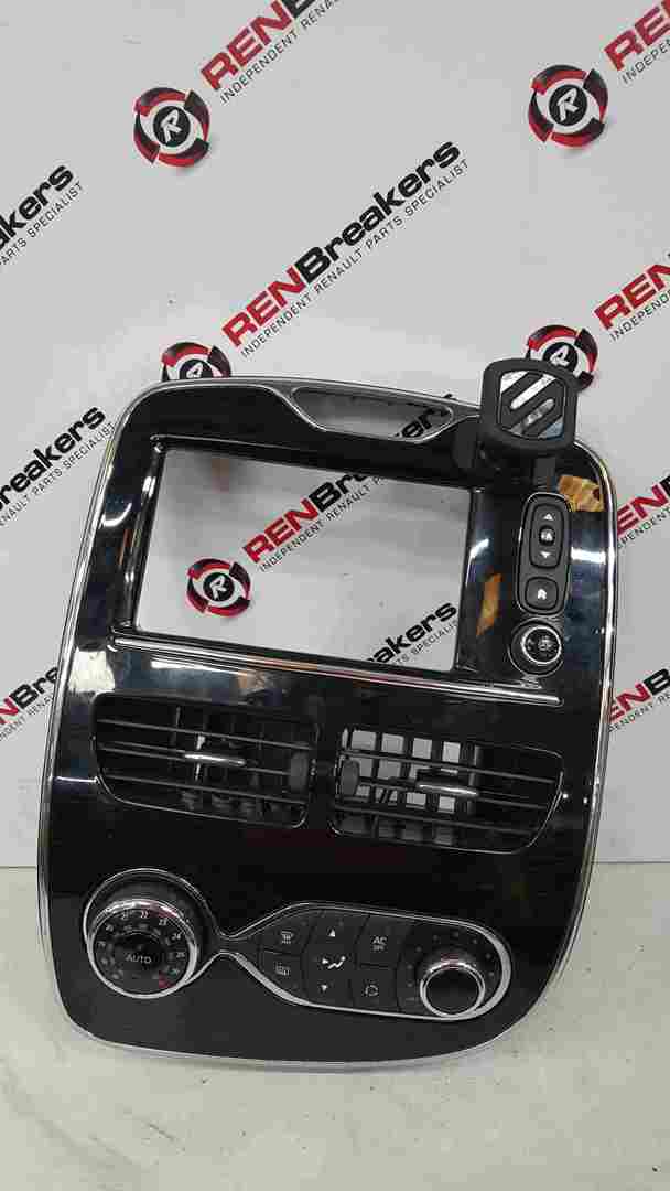 Renault Clio MK4 2013-2018 Centre Dashboard Gloss Black Trim Heater Controls