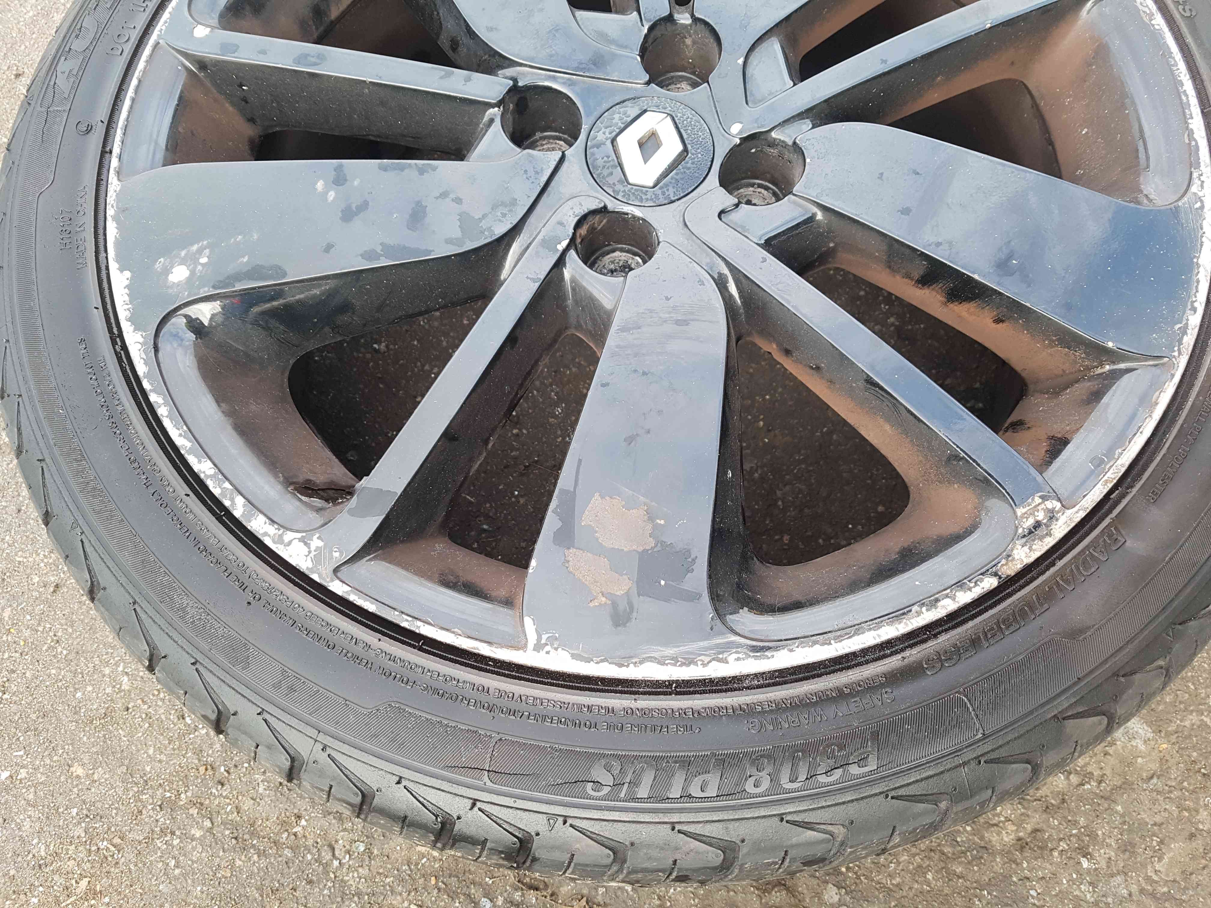 Thumb 3 Renault Clio MK4 2013-2018 Drenalic Alloy Wheel Black 3/5 17Inch