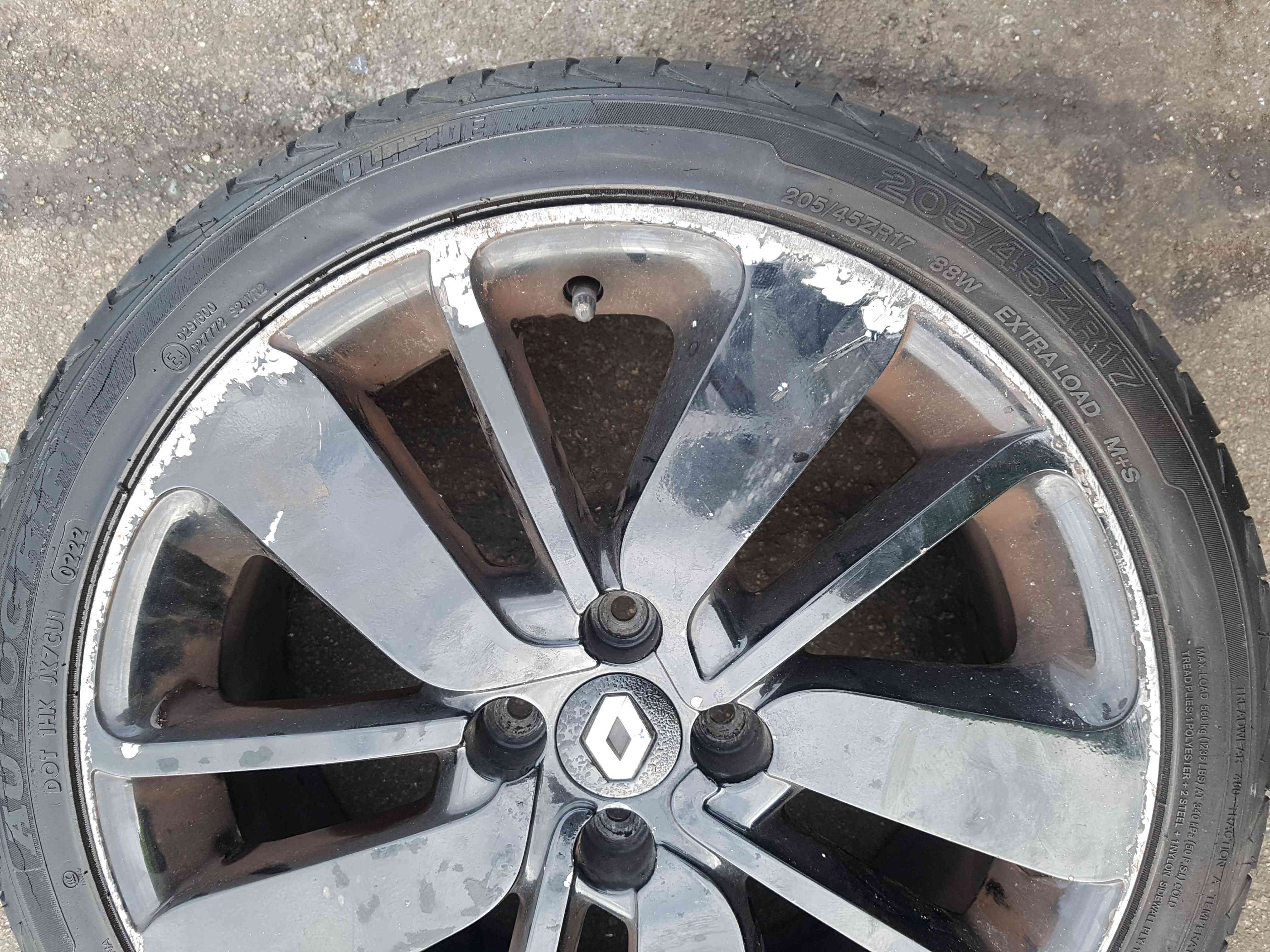 Thumb 5 Renault Clio MK4 2013-2018 Drenalic Alloy Wheel Black 3/5 17Inch