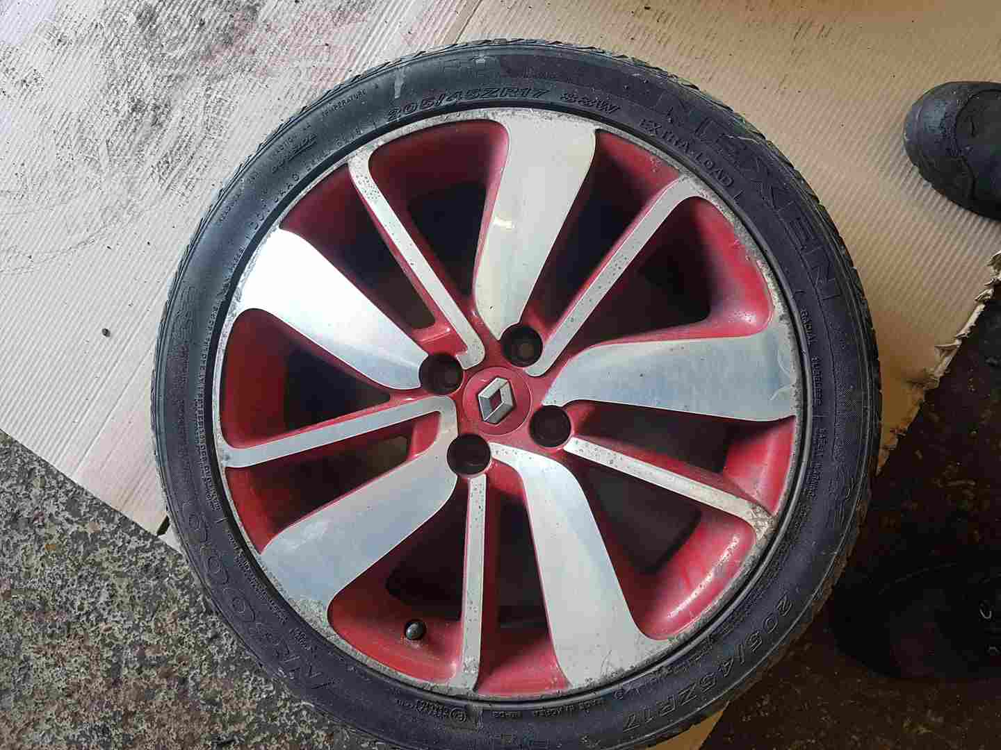 Renault Clio MK4 2013-2018 Drenalic Alloy Wheel RED 17Inch 17  3/5