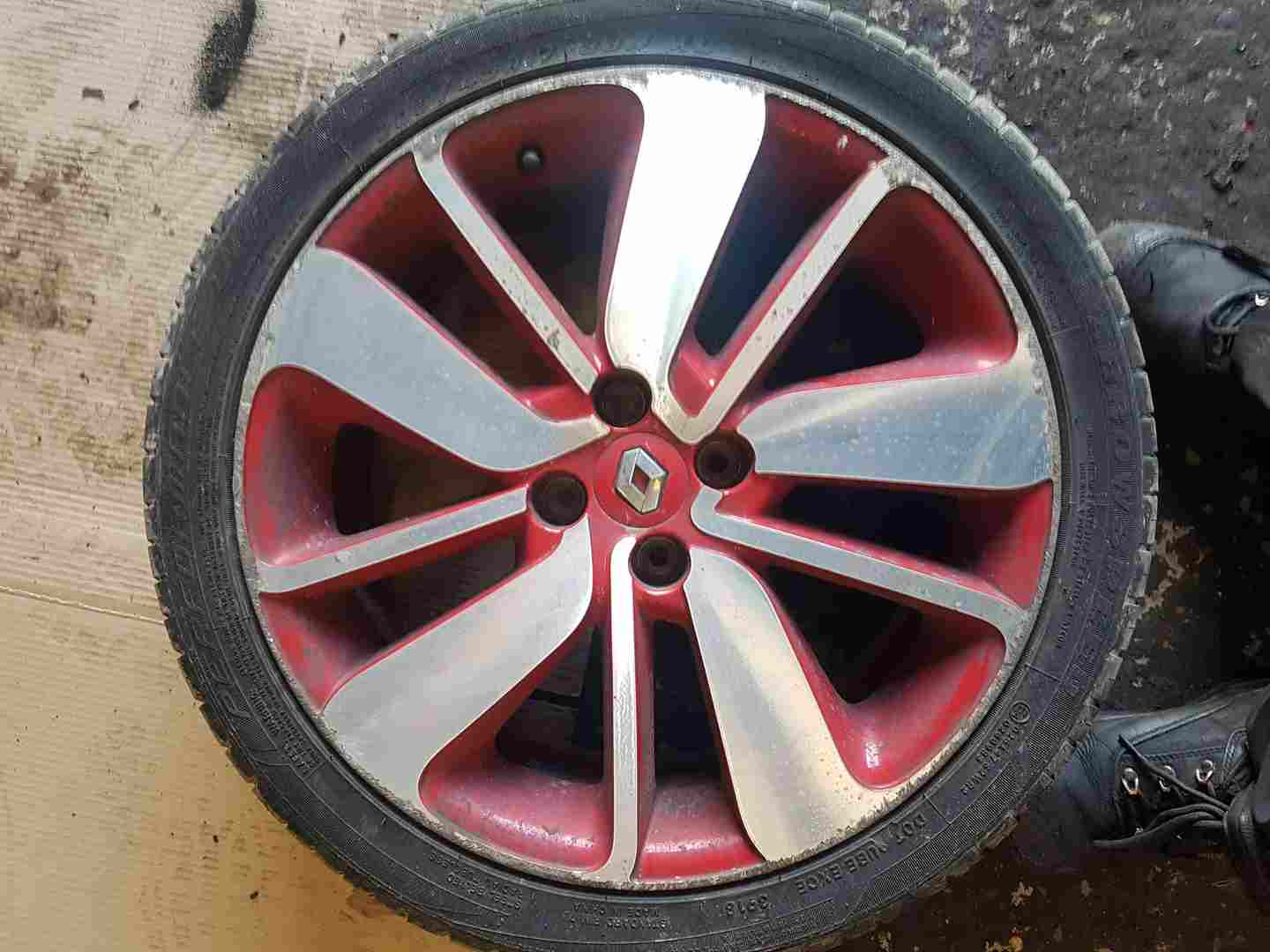 Renault Clio MK4 2013-2018 Drenalic Alloy Wheel RED 17Inch 17  4/5