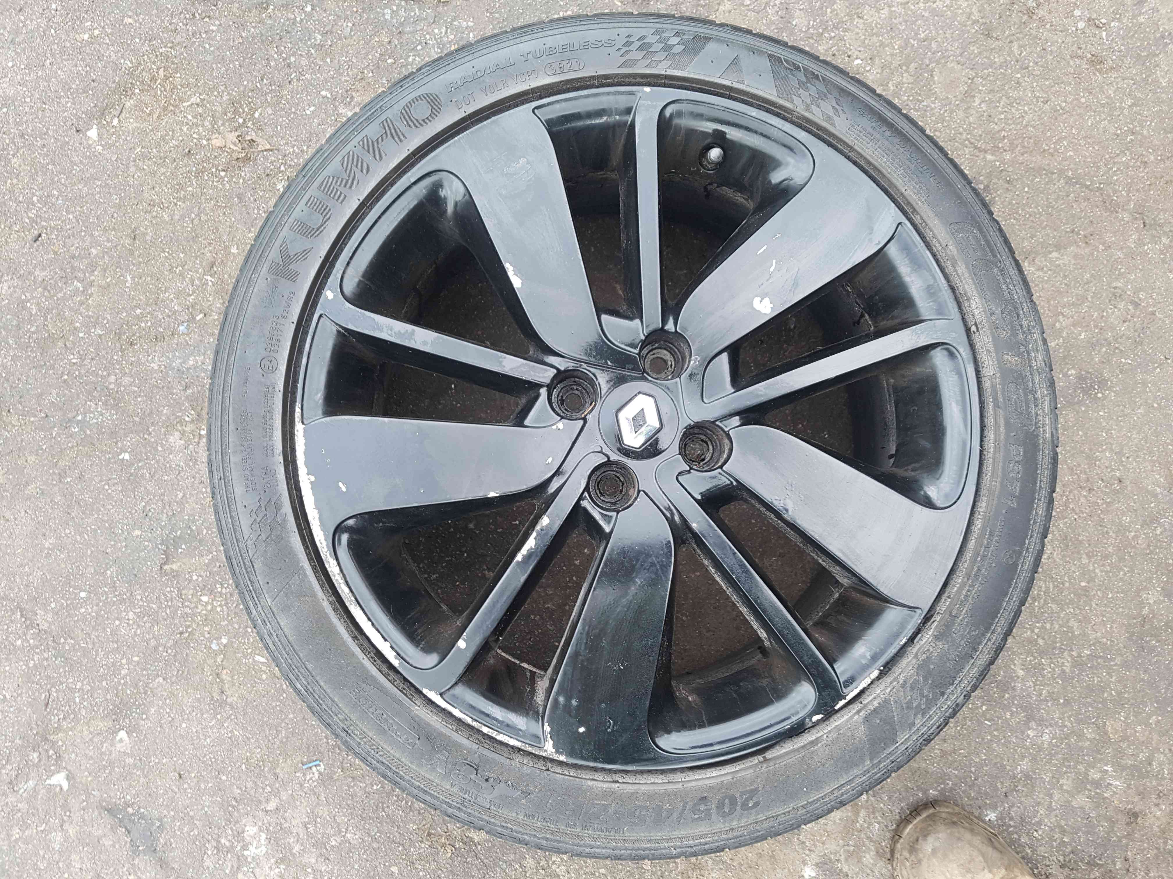 Thumb 8 Renault Clio MK4 2013-2018 Drenalic Alloy Wheel Black 3/5 17Inch Painted Black