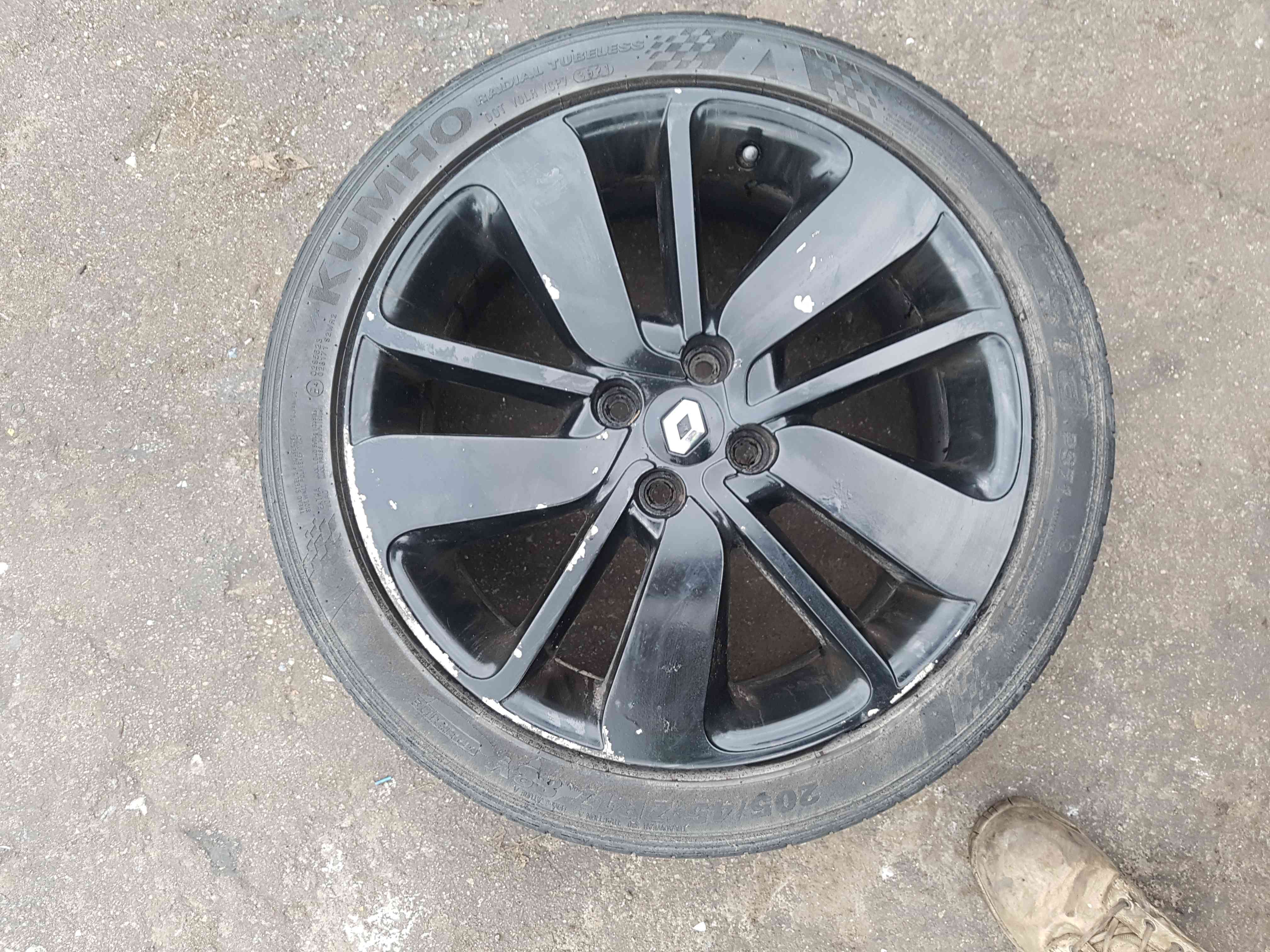 Thumb 9 Renault Clio MK4 2013-2018 Drenalic Alloy Wheel Black 3/5 17Inch Painted Black