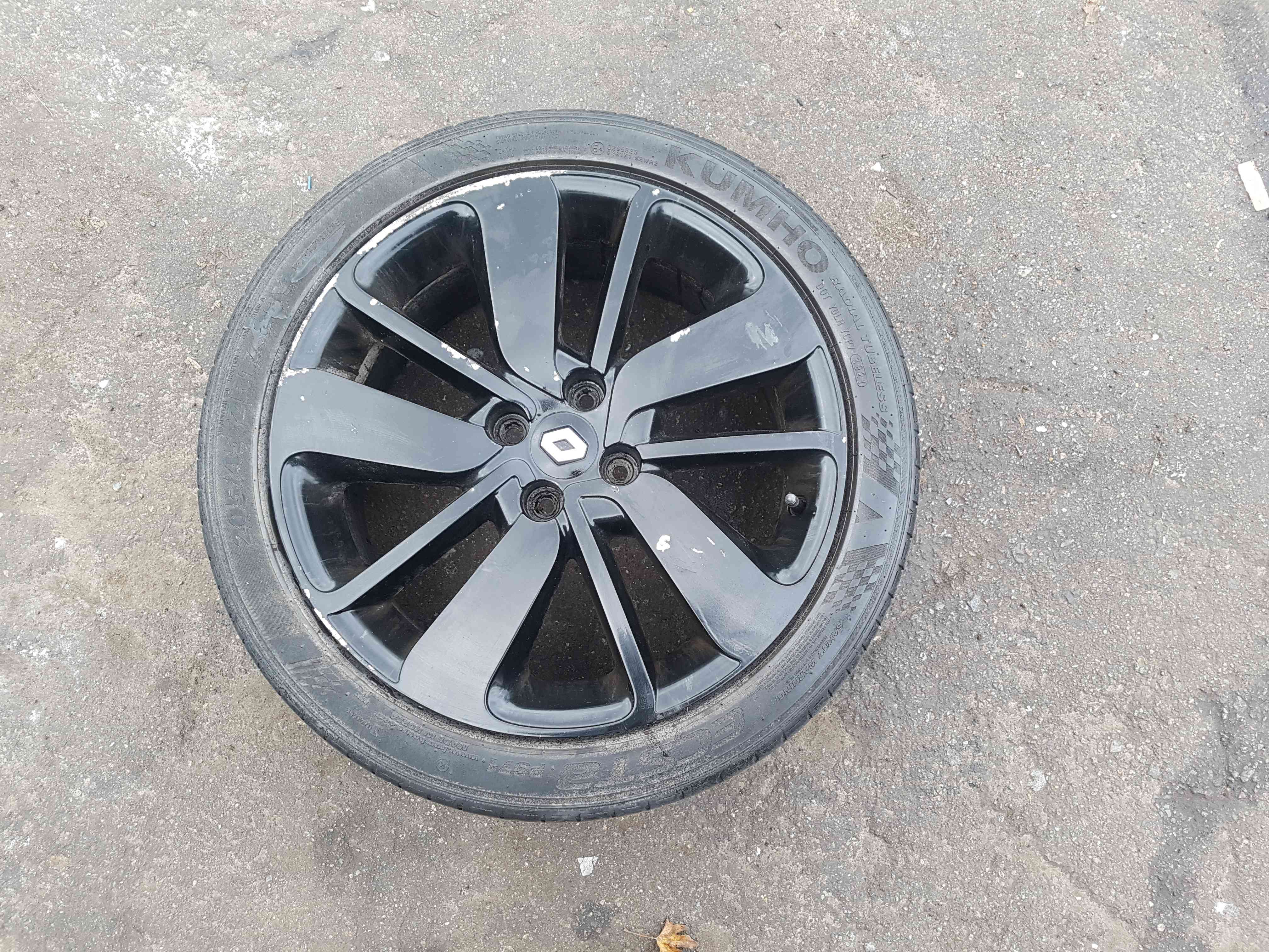 Renault Clio MK4 2013-2018 Drenalic Alloy Wheel Black 3/5 17Inch Painted Black