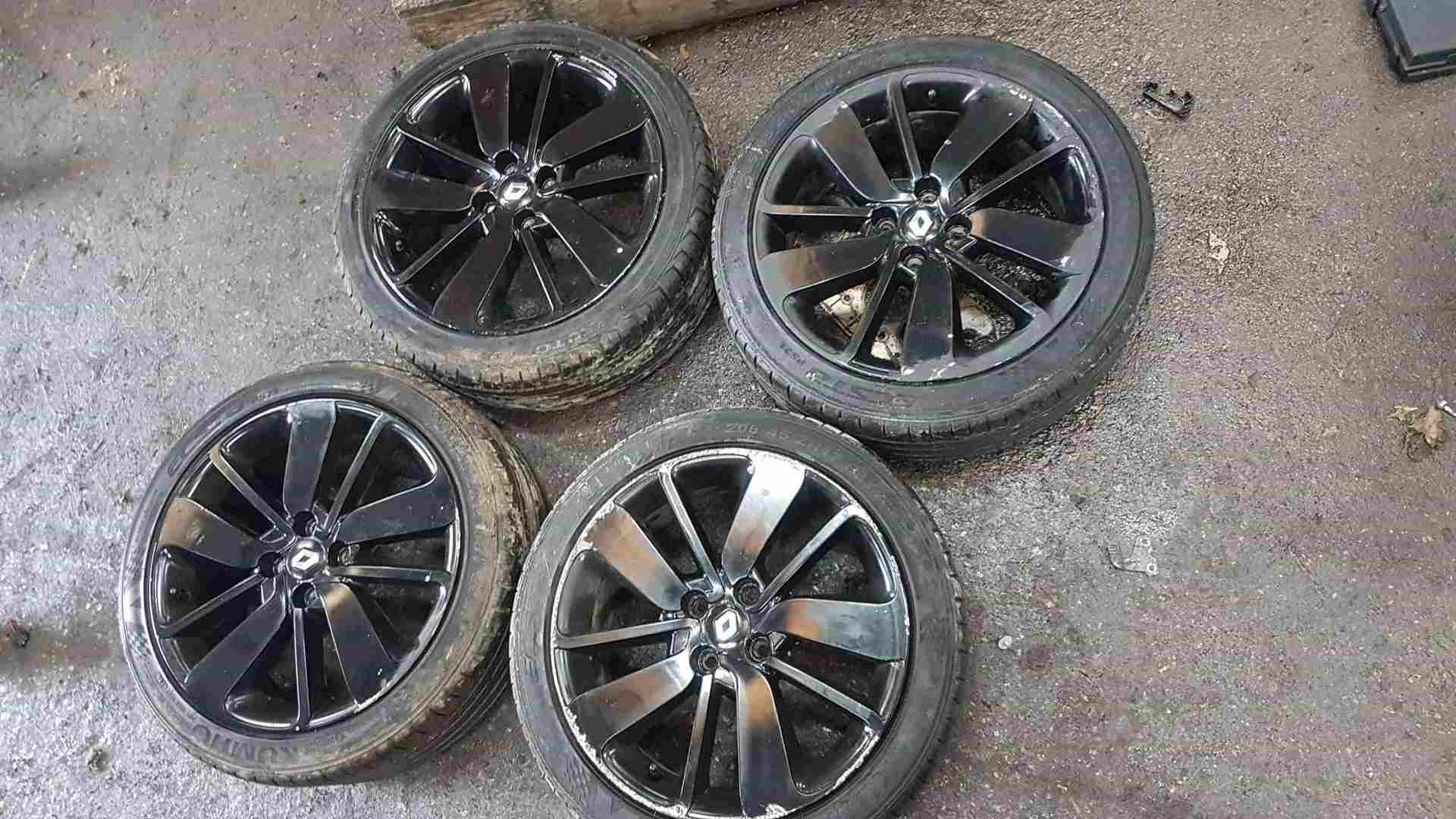 Thumb 7 Renault Clio MK4 2013-2018 Drenalic Alloy Wheels SET X4 Black 3/5