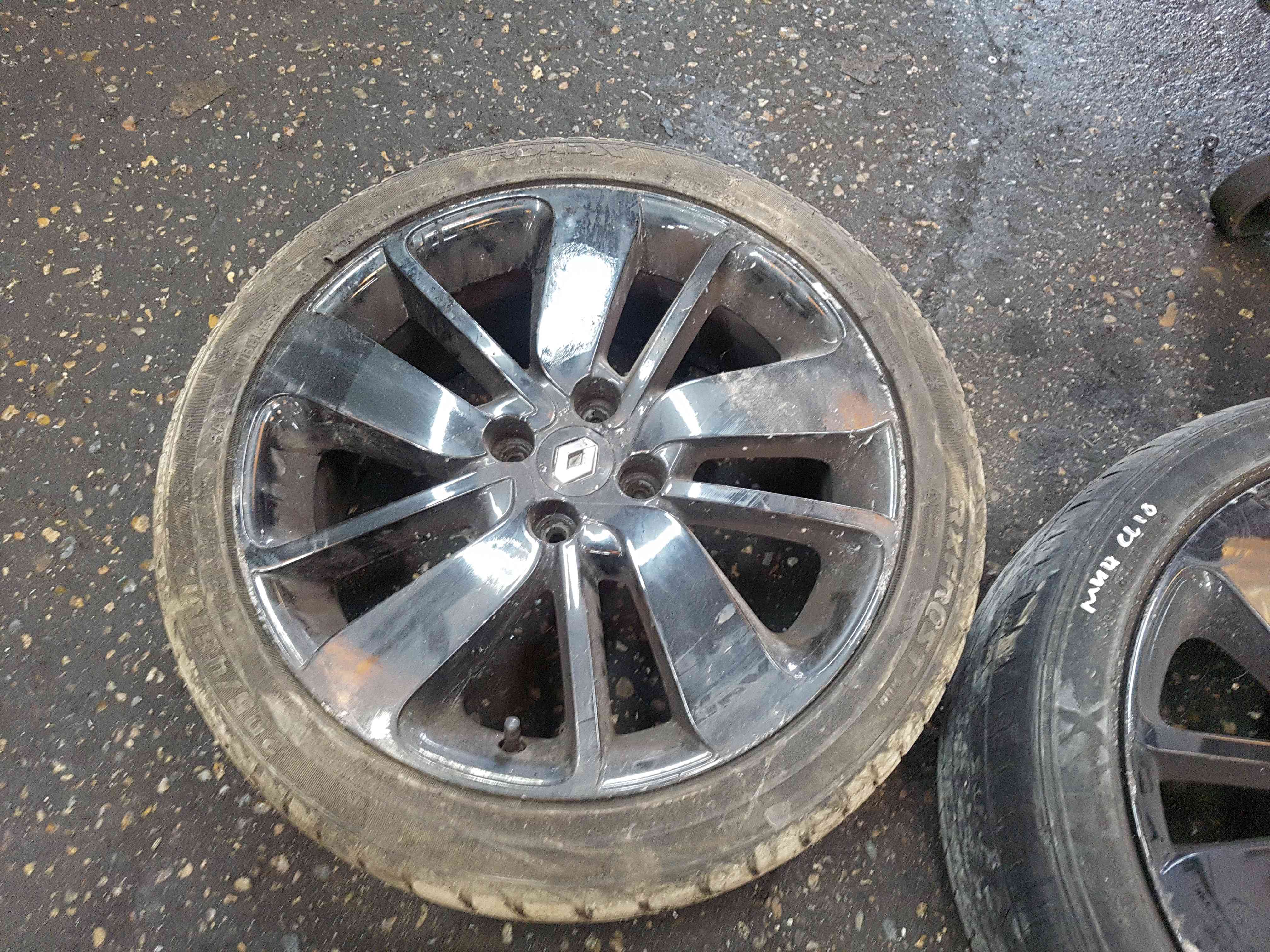 Renault Clio MK4 2013-2018 Drenalic Alloy Wheels SET X4 Black 4/5