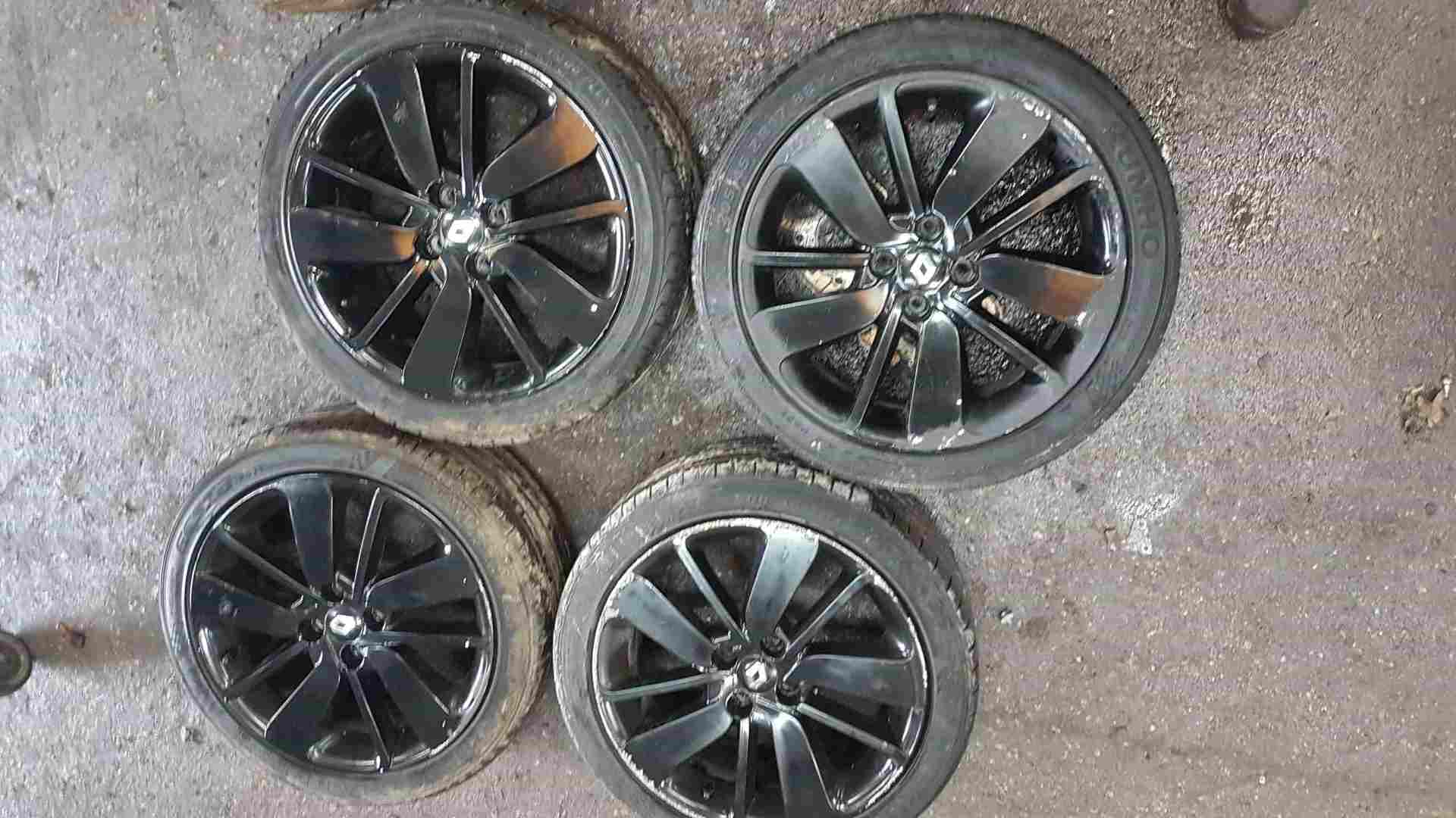 Thumb 2 Renault Clio MK4 2013-2018 Drenalic Alloy Wheels SET X4 Black 3/5