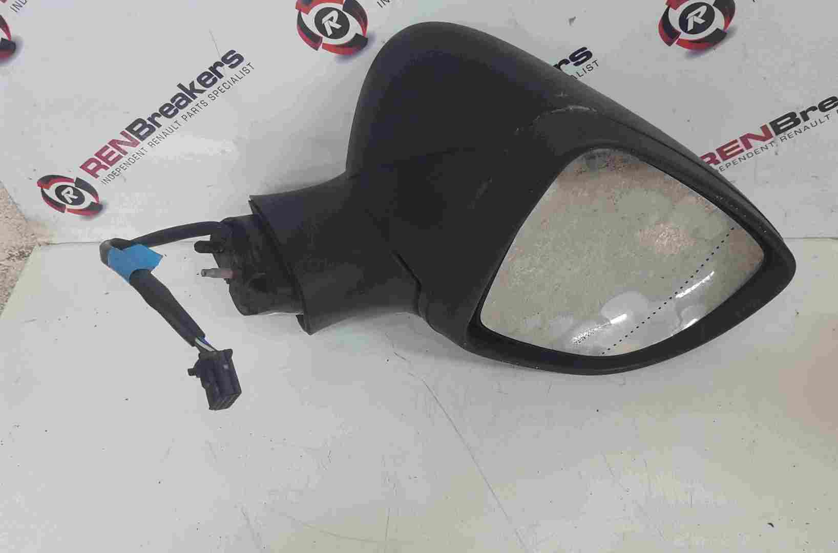 Thumb 3 Renault Clio MK4 2013-2018 Drivers OS Wing Mirror Plain Black 963016273R