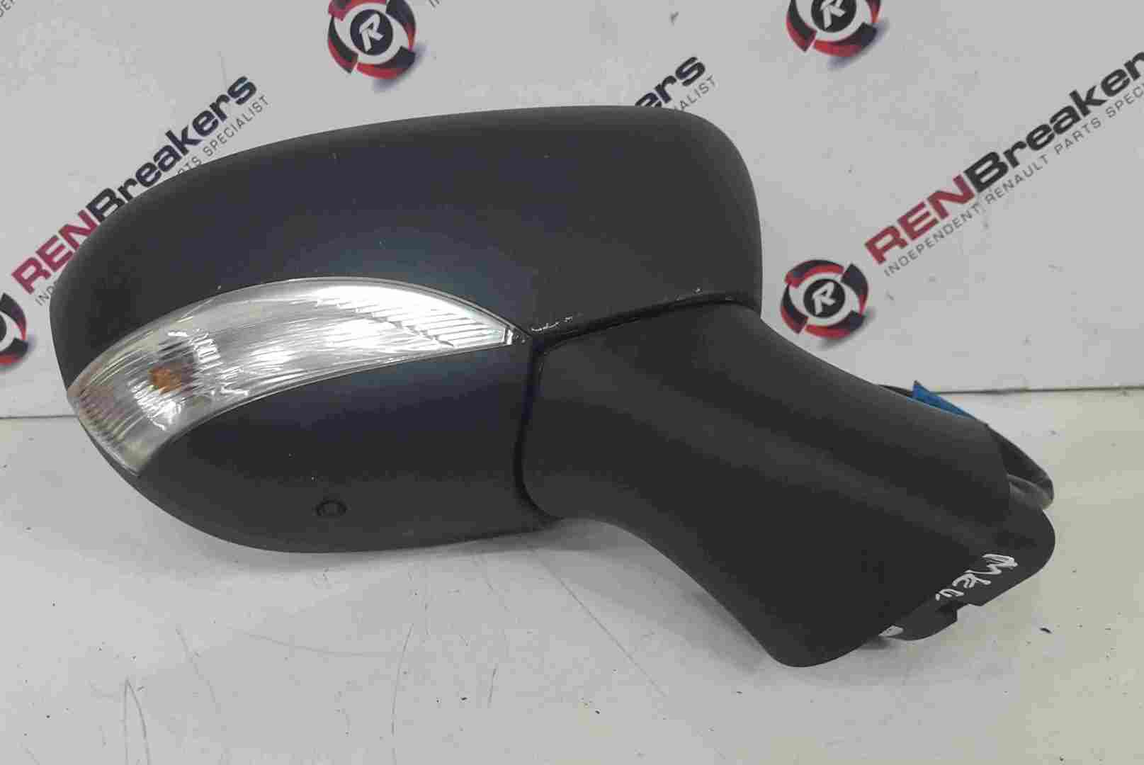 Renault Clio MK4 2013-2018 Drivers OS Wing Mirror Plain Black 963016273R