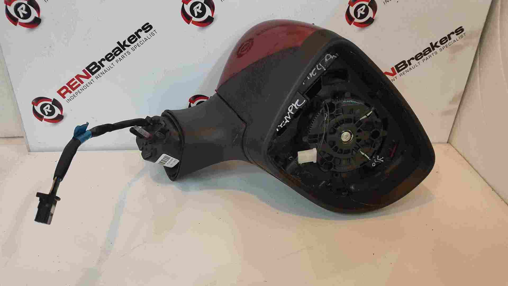 Renault Clio MK4 2013-2018 Drivers OS Wing Mirror Red TENPK 963016273R